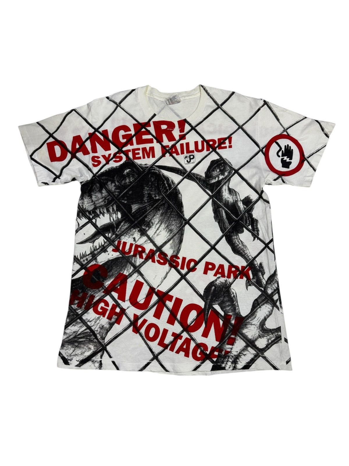 Vintage vintage 1993 Jurassic Park all-over print movie T-shirt Size US L / EU 52-54 / 3 - 1 Thumbnail