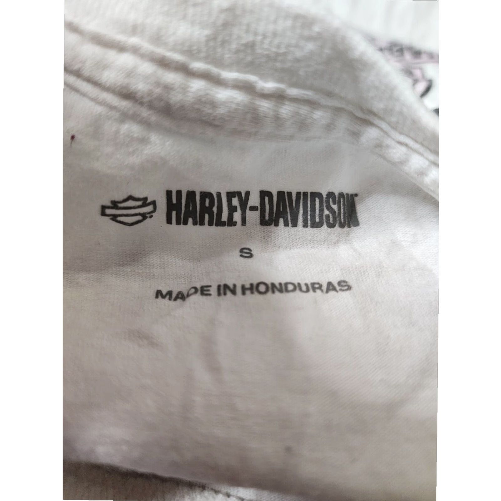Harley Davidson Harley Davidson Graphic T Shirt Double Sided Distressed White Womens S Cotton Size S / US 4 / IT 40 - 6 Thumbnail