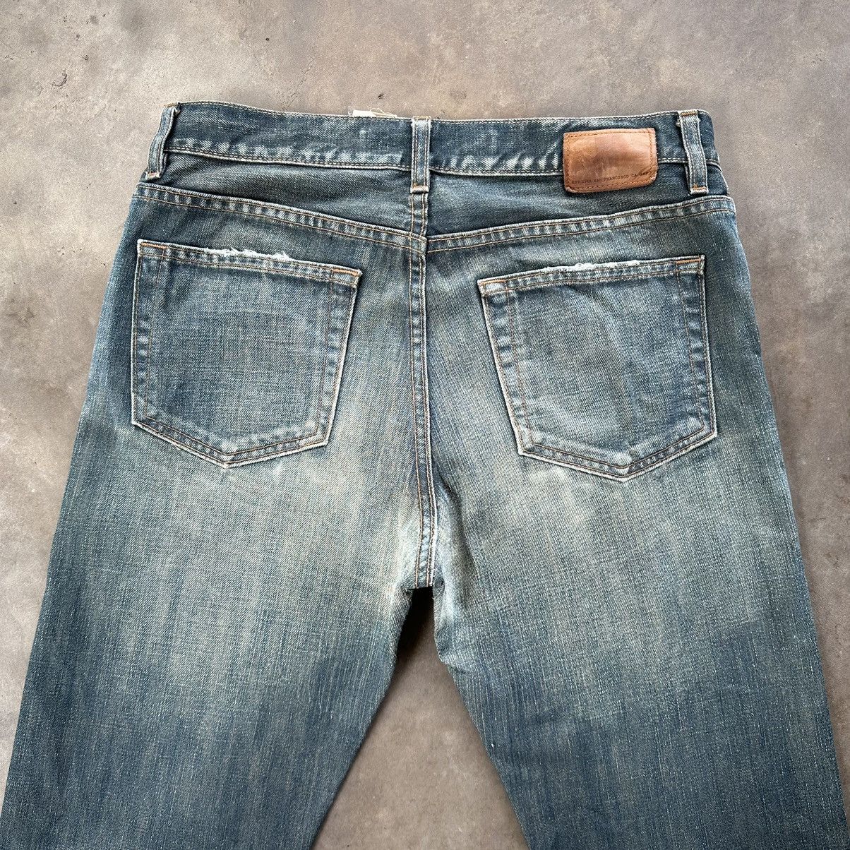 Japanese Brand Vintage Japanese Rusty Distressed Faded Denim Jean Pant W33 Size US 33 - 11 Thumbnail