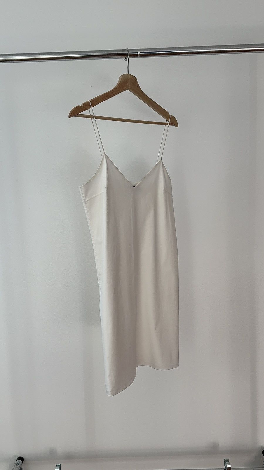 image of The Row Cotton Slip Dress in White, Women's (Size XS)