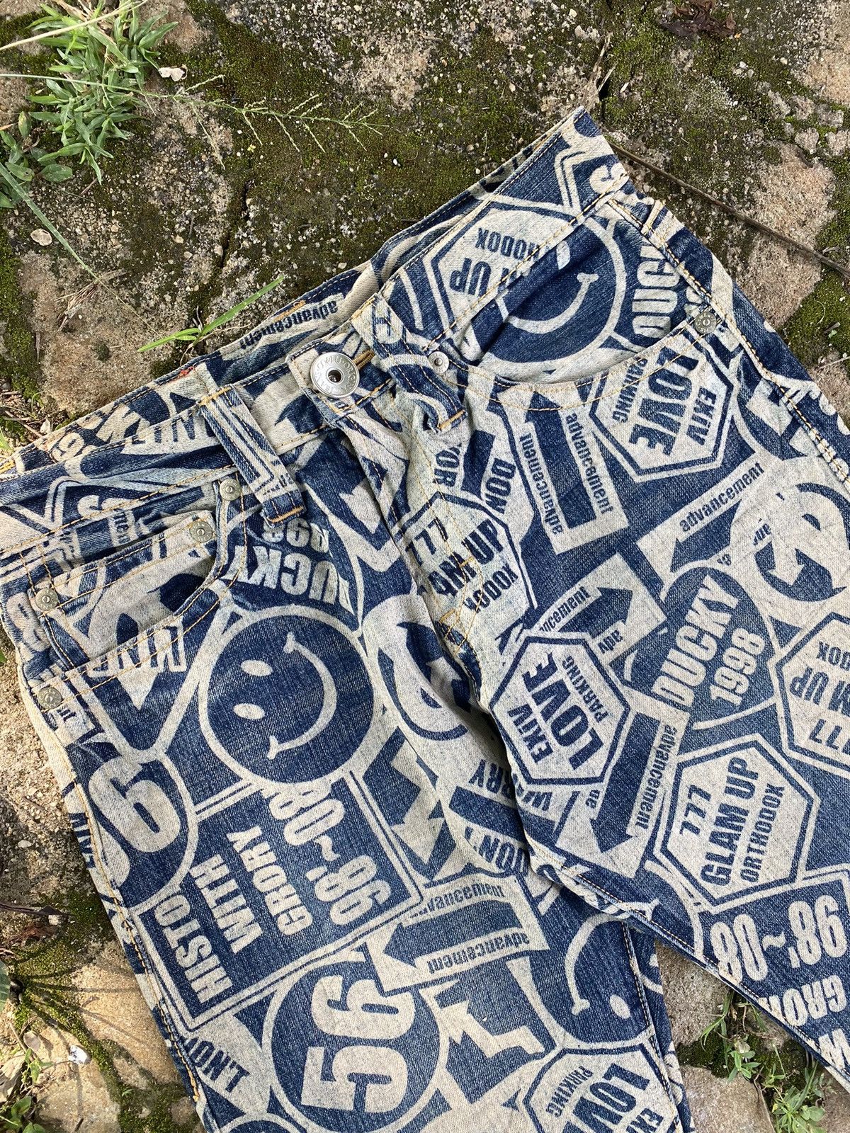 Japanese Brand 🔥 Rare 🔥 Vintage Japanese Brand Co&Lu Overprint Size US 30 / EU 46 - 7 Thumbnail