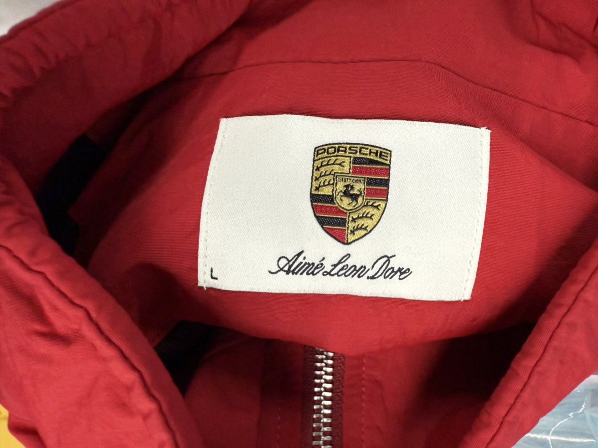 Aime Leon Dore × Porsche Design Aime Leon Dore ALD Porsche Nylon Track Jacket Sz Large Red Size US L / EU 52-54 / 3 - 11 Thumbnail