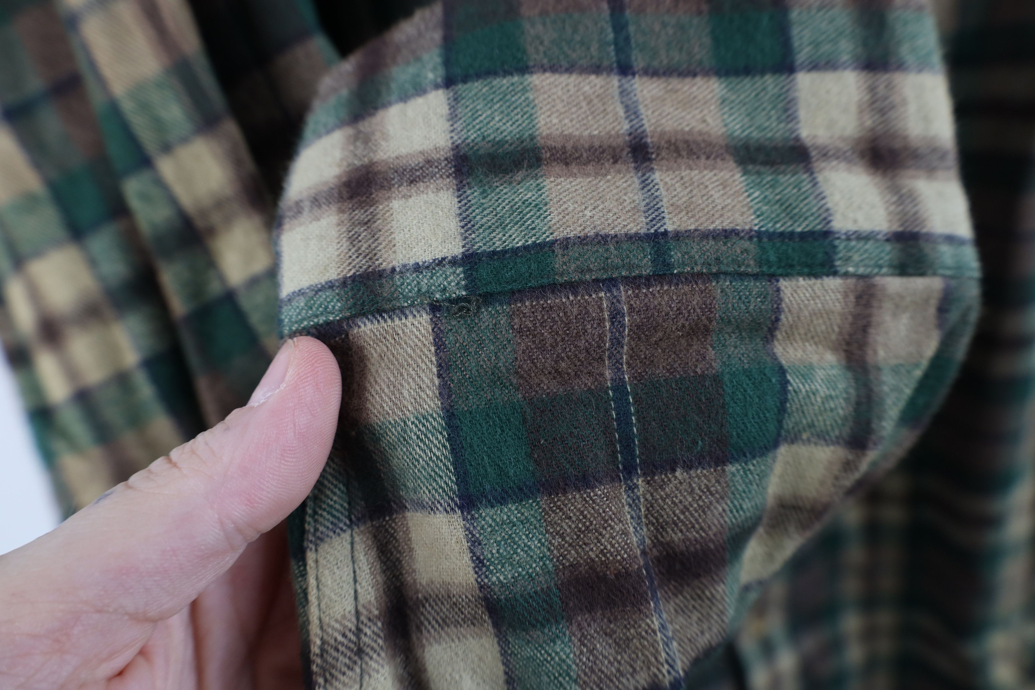 Vintage Vintage Y2K Streetwear Button Down Shirt Green Plaid Size US XXL / EU 58 / 5 - 5 Thumbnail