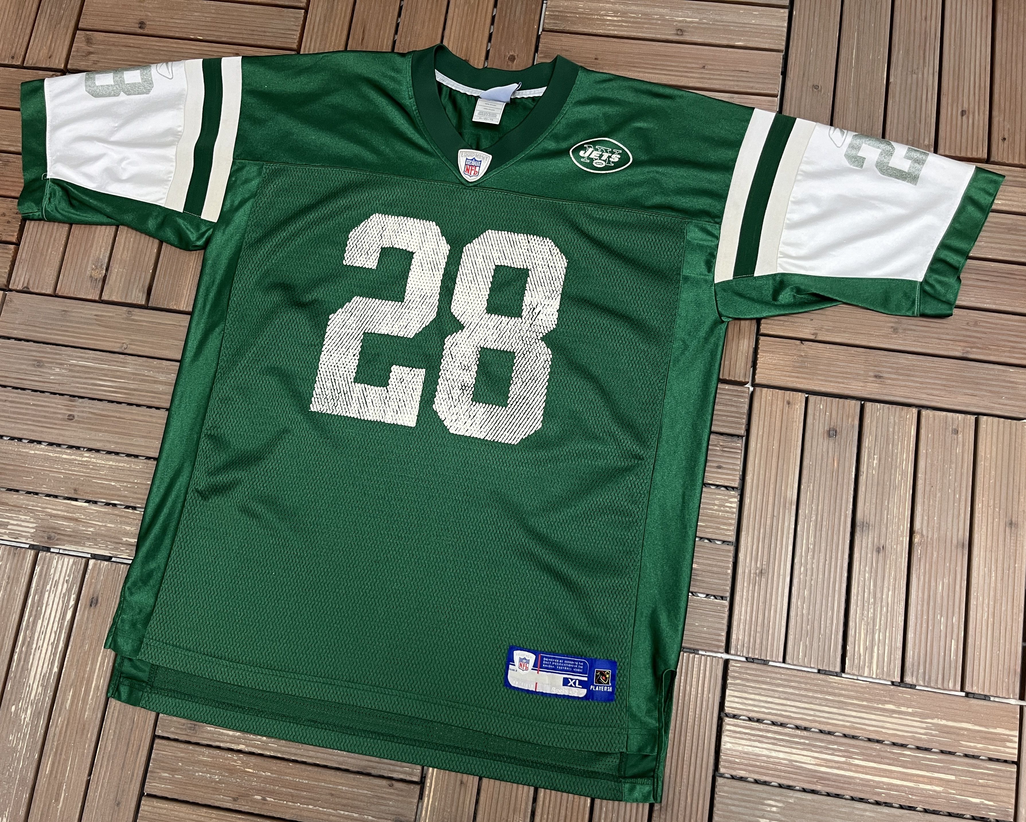 Vintage New York Jets Curtis Martin Vintage Football Jersey Size US XL / EU 56 / 4 - 3 Thumbnail