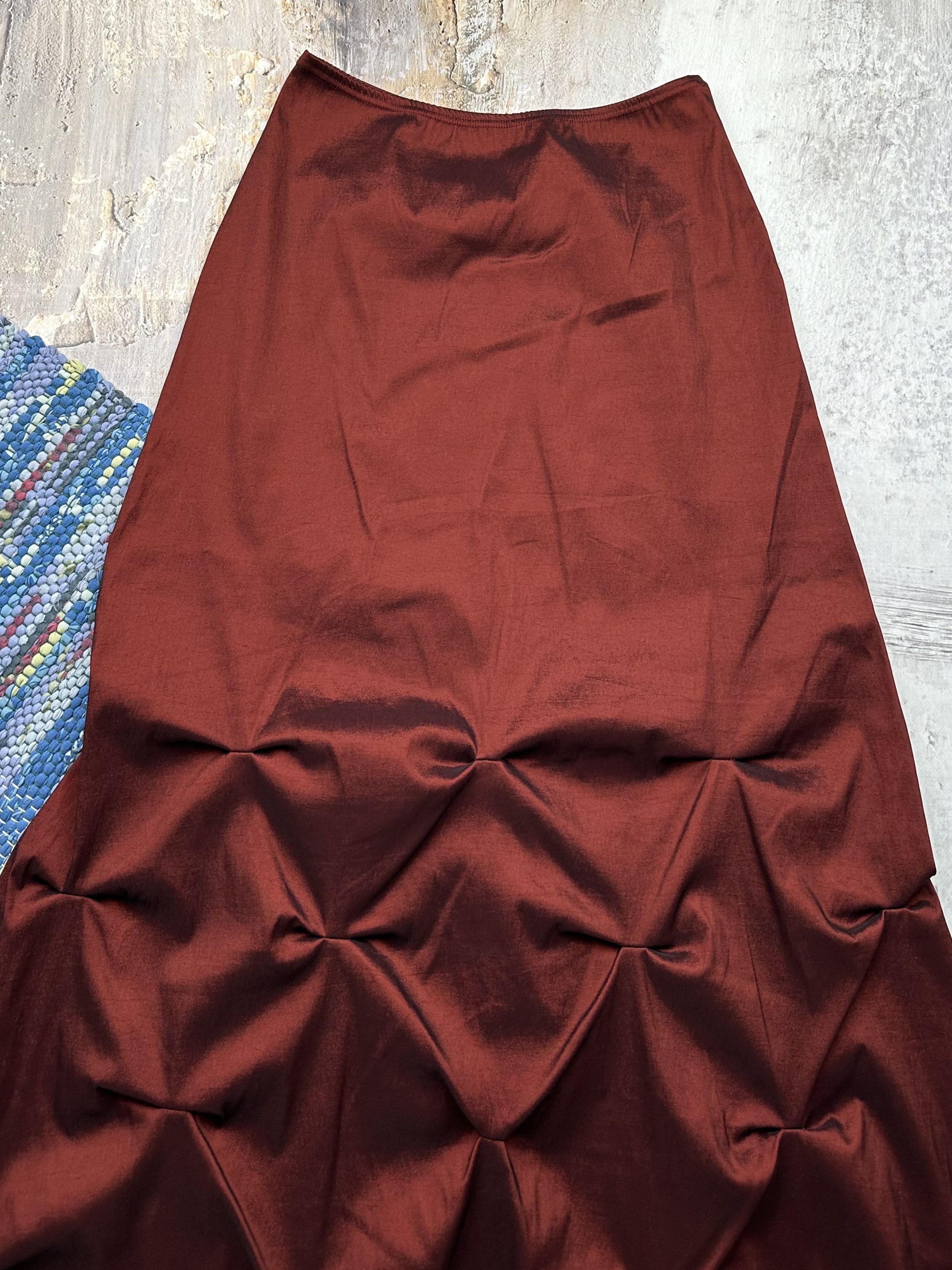 Vintage Vintage Flared Amazing Maxi Skirt A409(237) Size 27" / US 4 / IT 40 - 2 Thumbnail