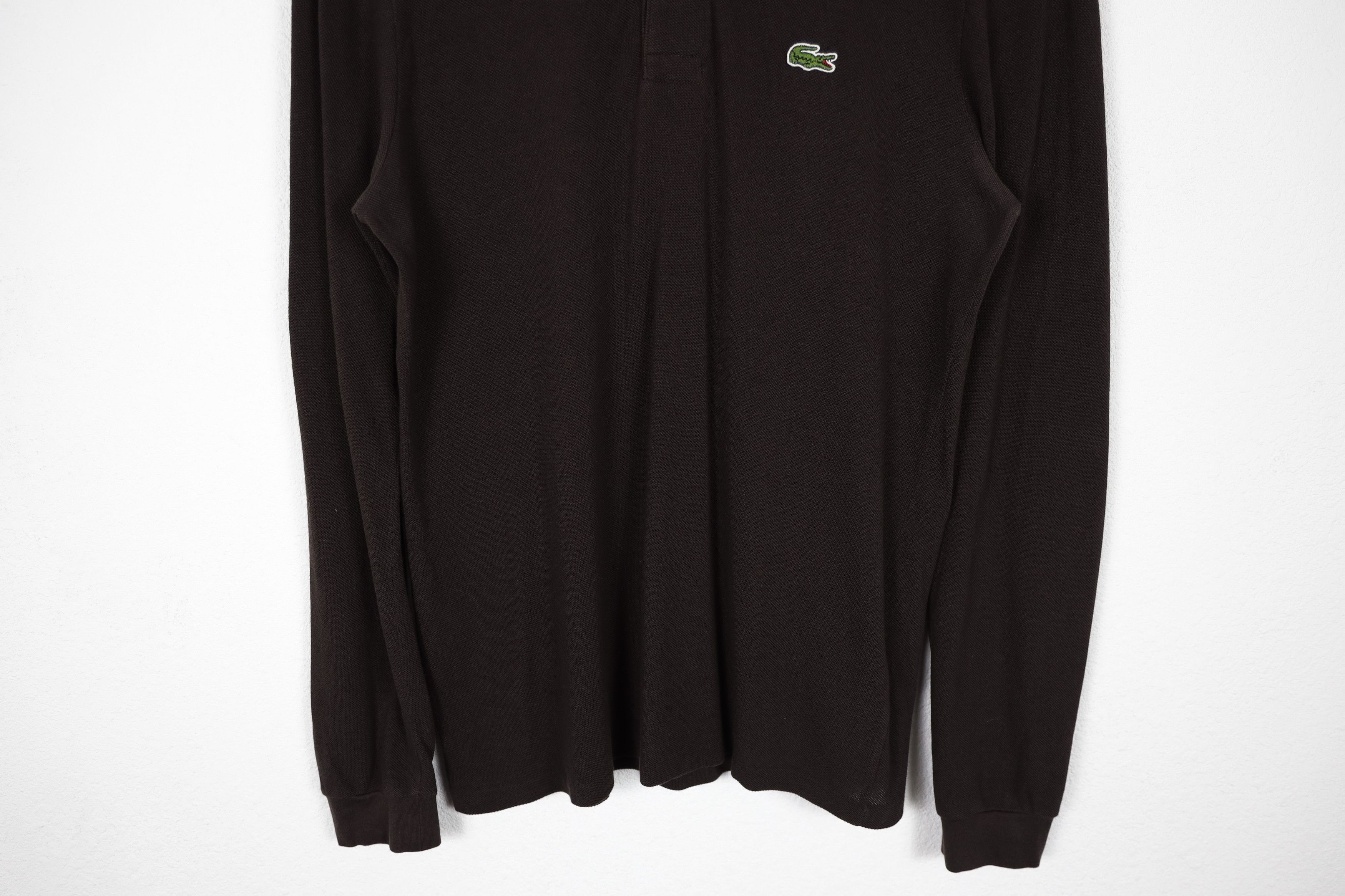 Lacoste × Vintage Vintage Lacoste Croc Logo Rugby Polo Shirt 90s Size US L / EU 52-54 / 3 - 3 Thumbnail