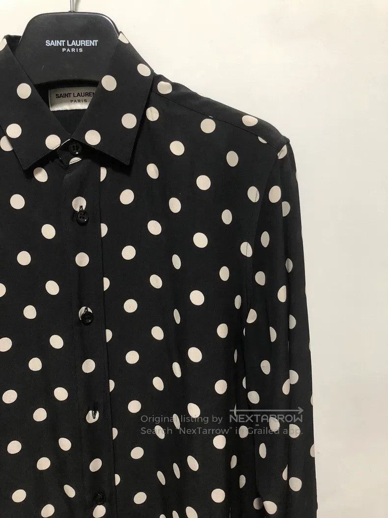 Saint Laurent Paris Saint Laurent Paris size 37 Mulberry Silk Black and White Size US S / EU 44-46 / 1 - 3 Thumbnail