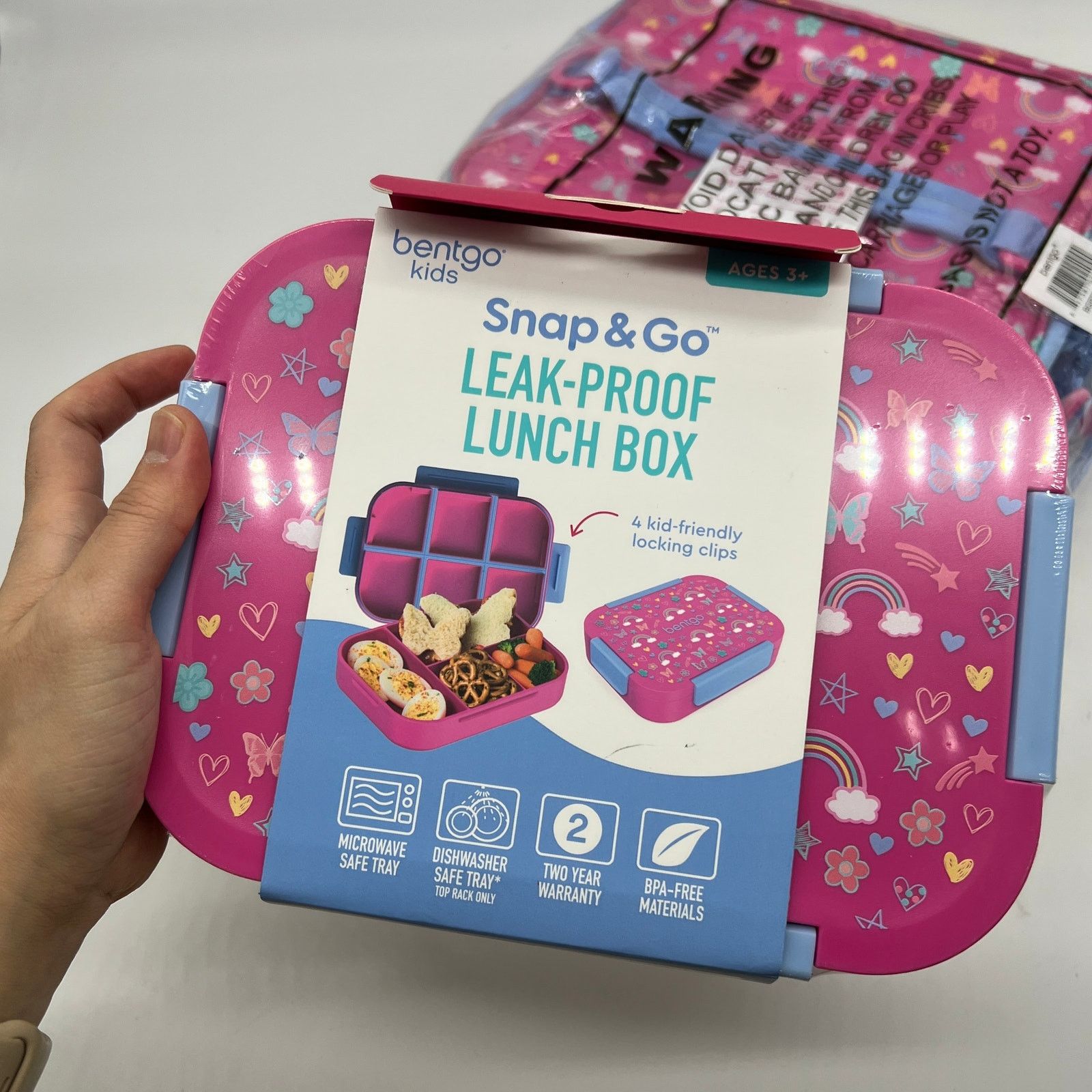 Other Bentgo Kids Snap & Go Leak-Proof Lunch Box with Lunch Size ONE SIZE - 2 Thumbnail