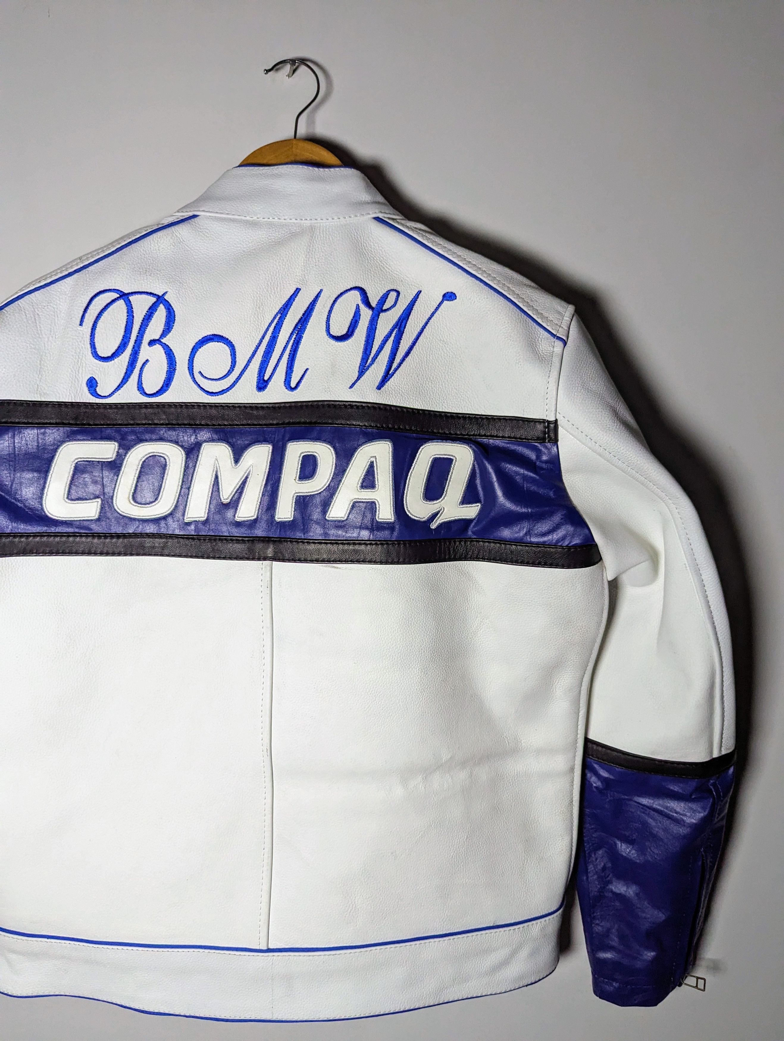 Vintage 🔥 BMW 🔥 Y2K RETRO RACING LEATHER JACKET FORMULA 1 Size US S / EU 44-46 / 1 - 10 Thumbnail