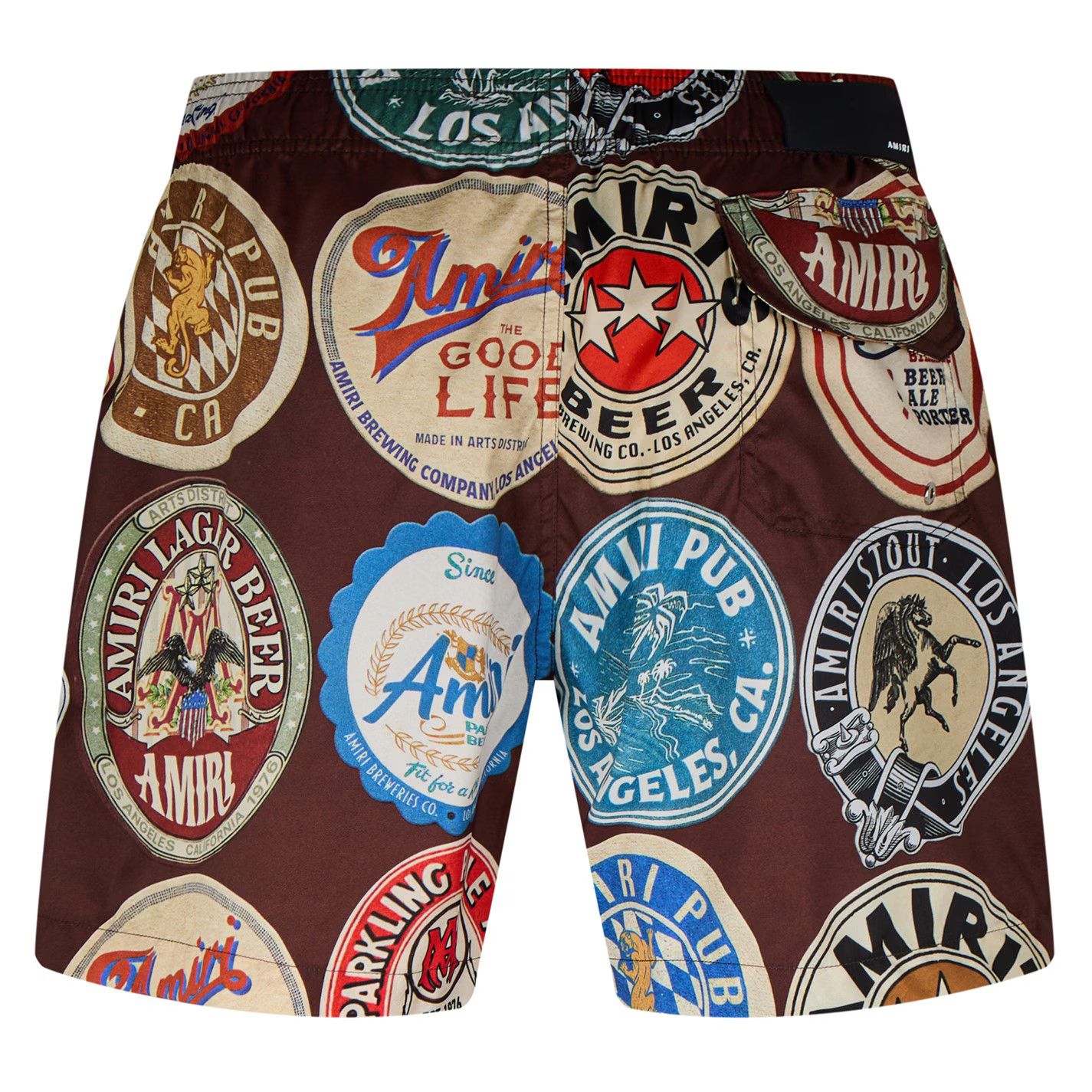 Amiri oc11z0126 Coaster Swim Shorts in Multicolor Size US 34 / EU 50 - 2 Thumbnail