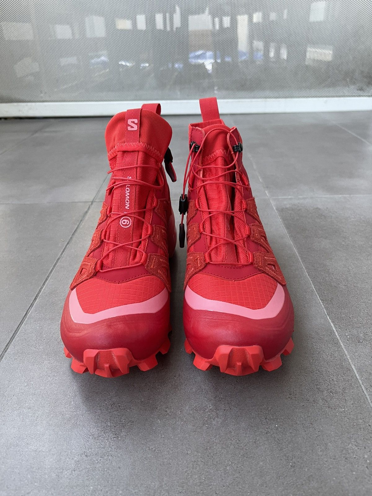 Maison Margiela !DS! AW22 Maison Margiela X Salomon Red Sneakers Size US 12 / IT 42 - 5 Thumbnail