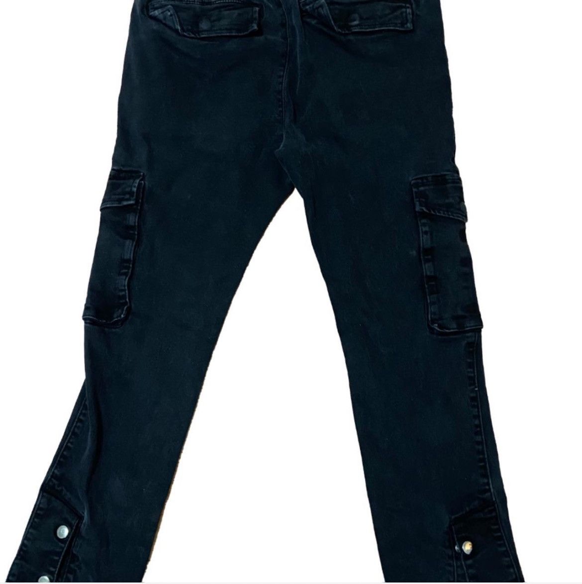 MNML Black tight flared jeans size 30 Size US 30 / EU 46 - 2 Thumbnail