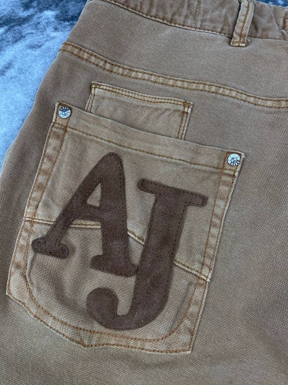 Armani Vintage Armani Jeans Denim Jeans Big Logo AJ Men Size 33х34 Size US 33 - 6 Thumbnail