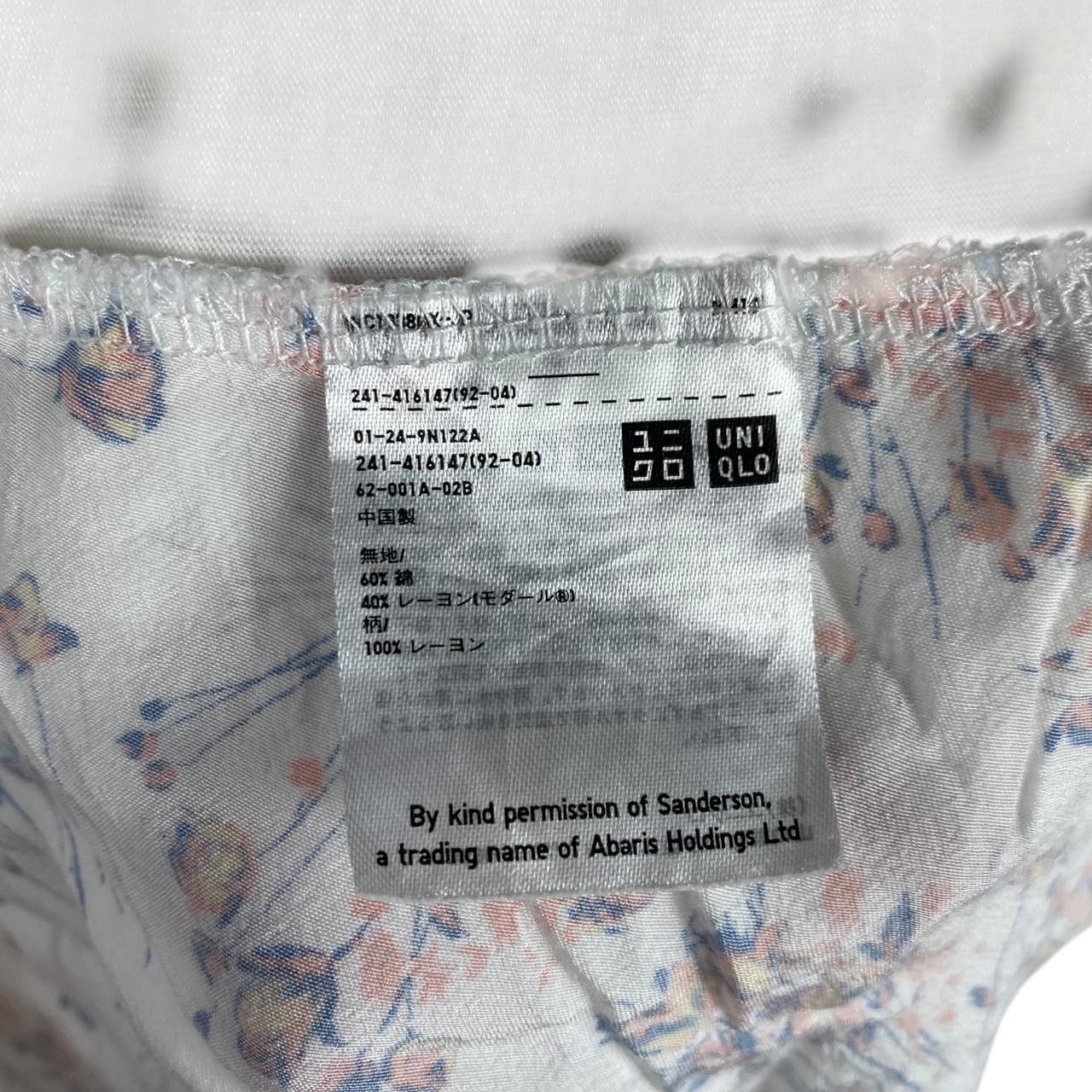 Uniqlo STUDIO SANDERSON x UNIQLO Floral Flowers Tee Shirt Blouse Size S / US 4 / IT 40 - 6 Thumbnail