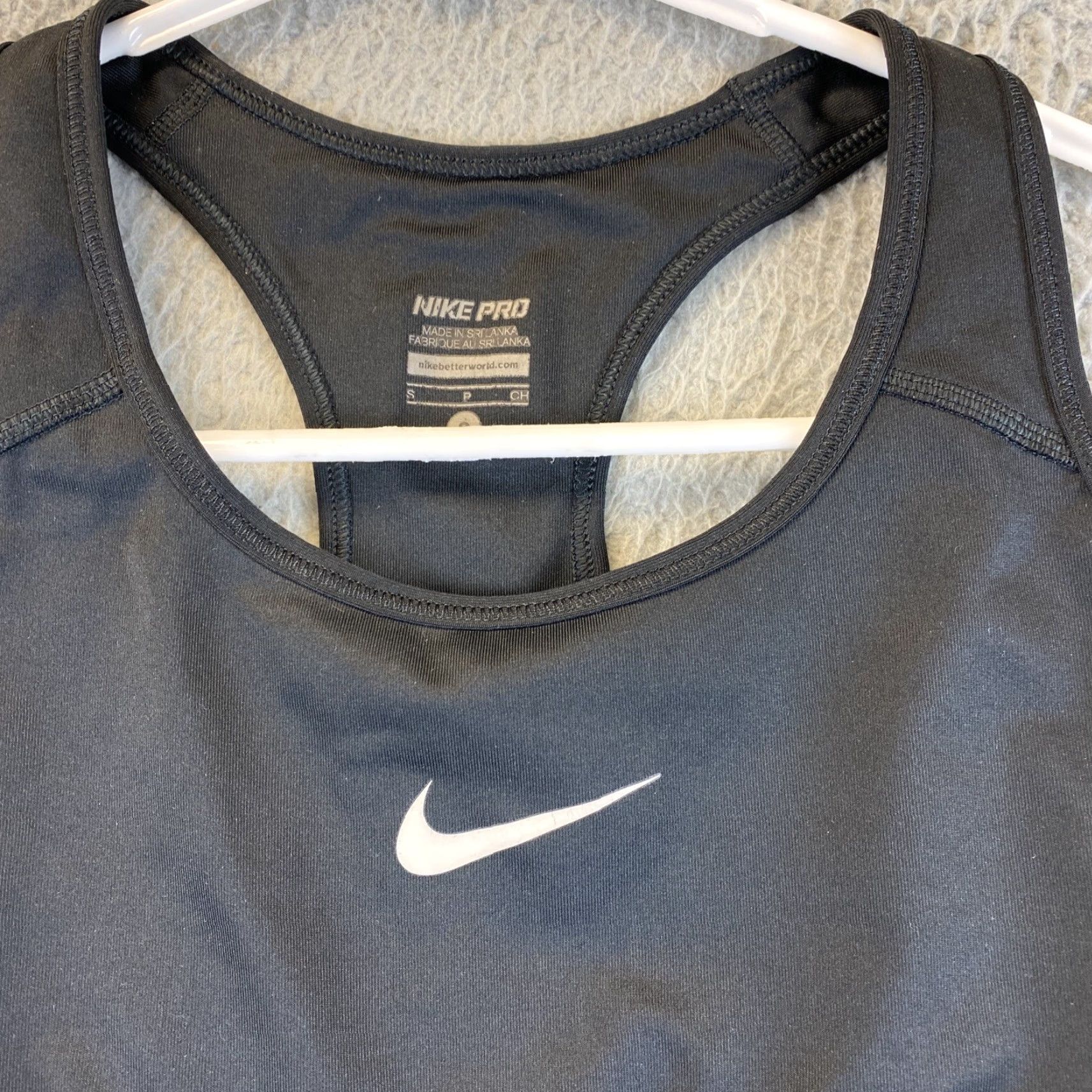 Nike Nike Sports Bra Size Small Womens Black GUC Size ONE SIZE - 3 Thumbnail