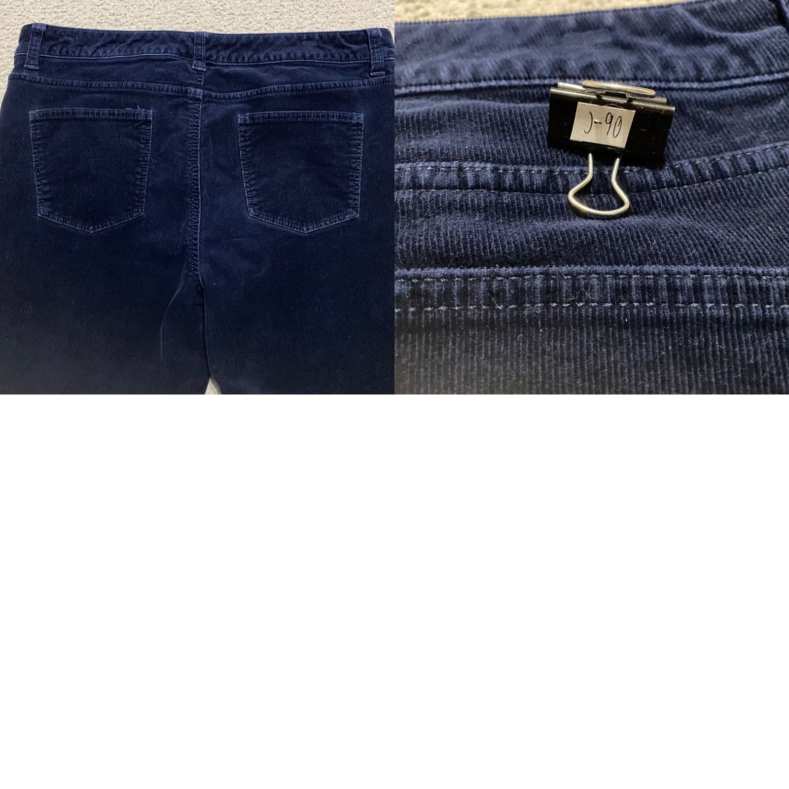 Talbots Talbots Womens 14P Jeans Dark Wash High Rise Mid Button Zip Vintage Size 36" / US 14 / IT 50 - 9 Thumbnail