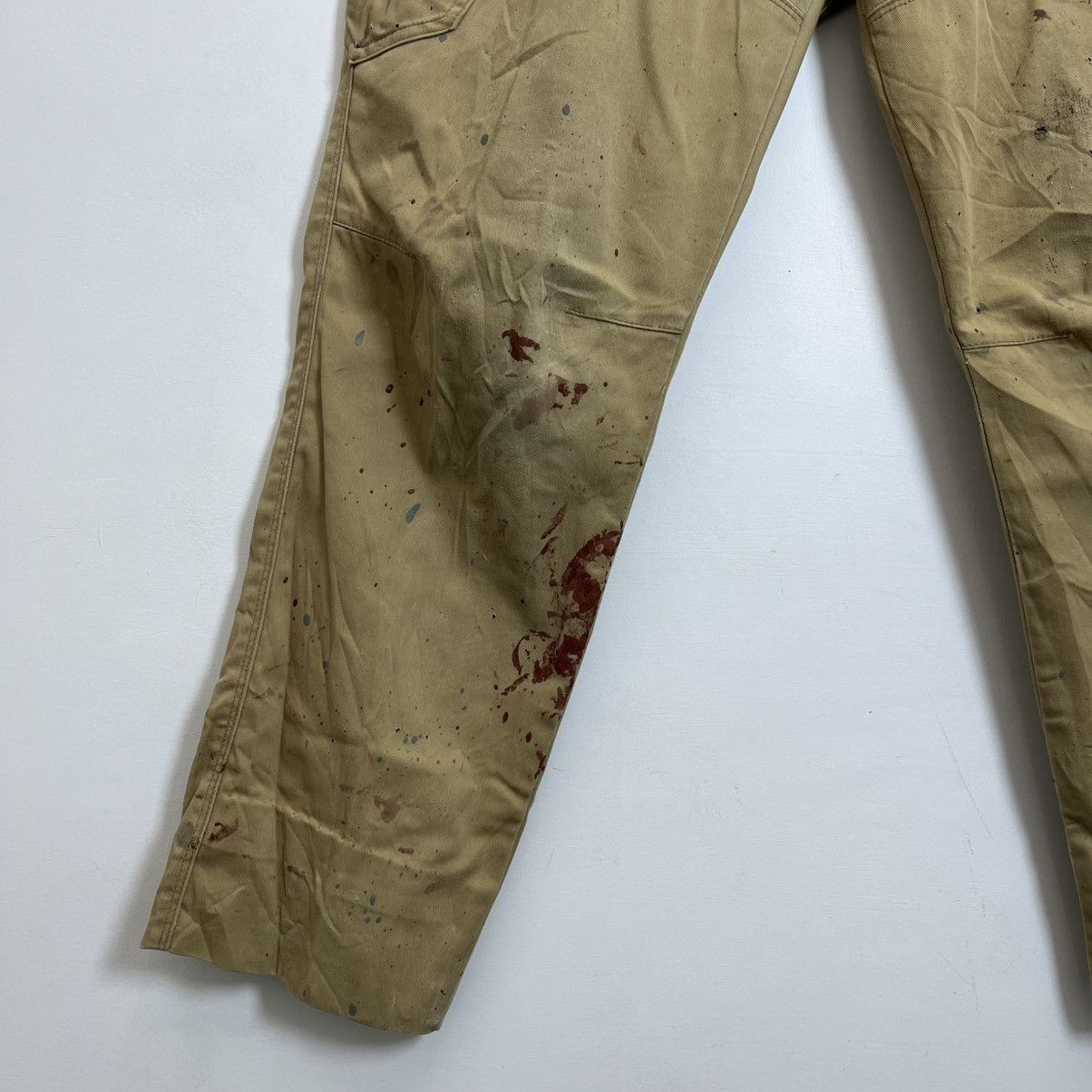 Japanese Brand Trashed Burtle Work Pants Distressed Japan Grunge Size US 31 - 5 Thumbnail