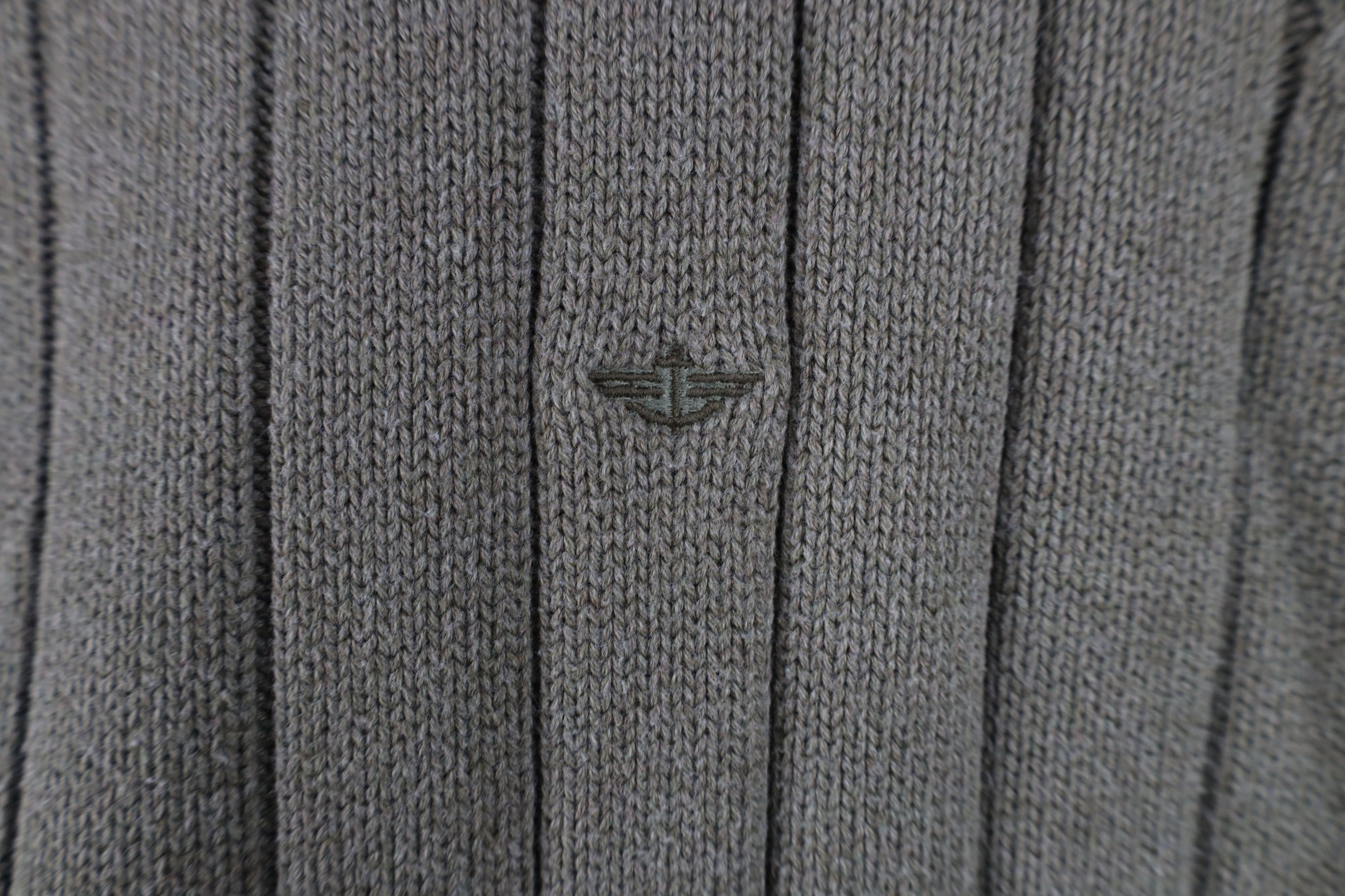 Vintage Vintage 90s Streetwear Chunky Ribbed Knit Sweater Green Size US M / EU 48-50 / 2 - 4 Thumbnail