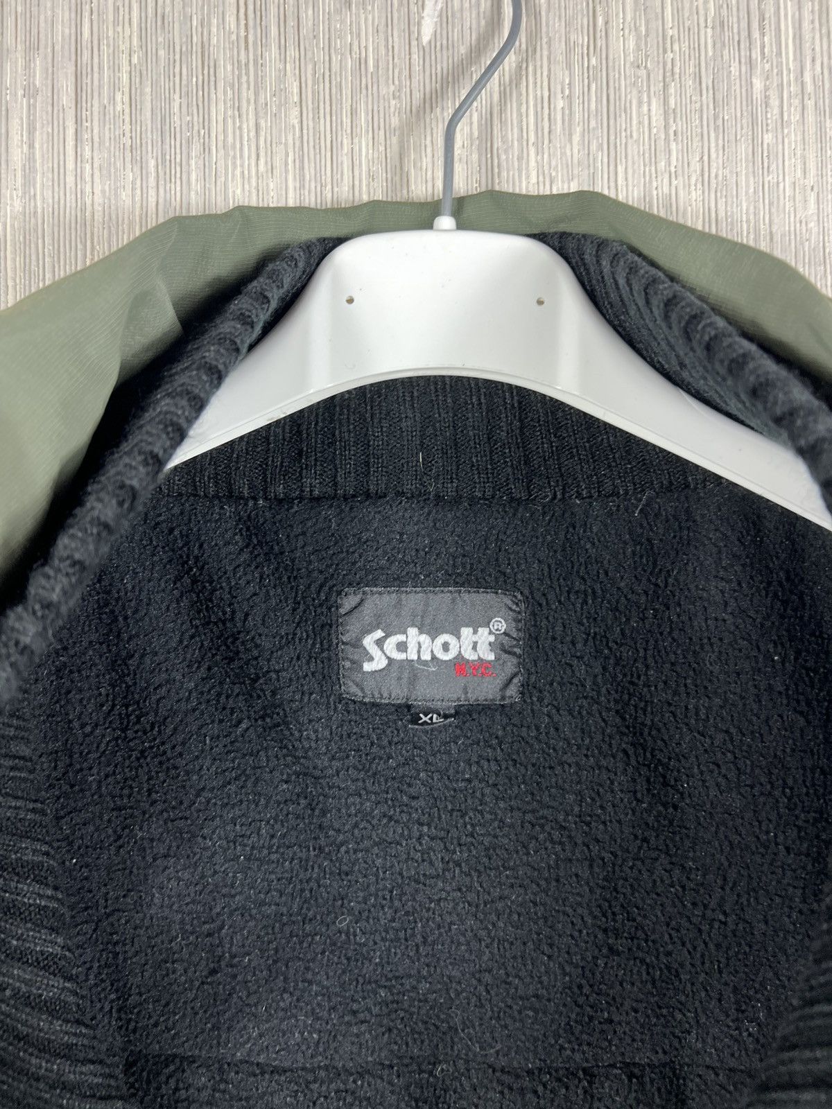 Schott Vintage Schott military kayloom padded bomber jacket double Size US XL / EU 56 / 4 - 20 Thumbnail