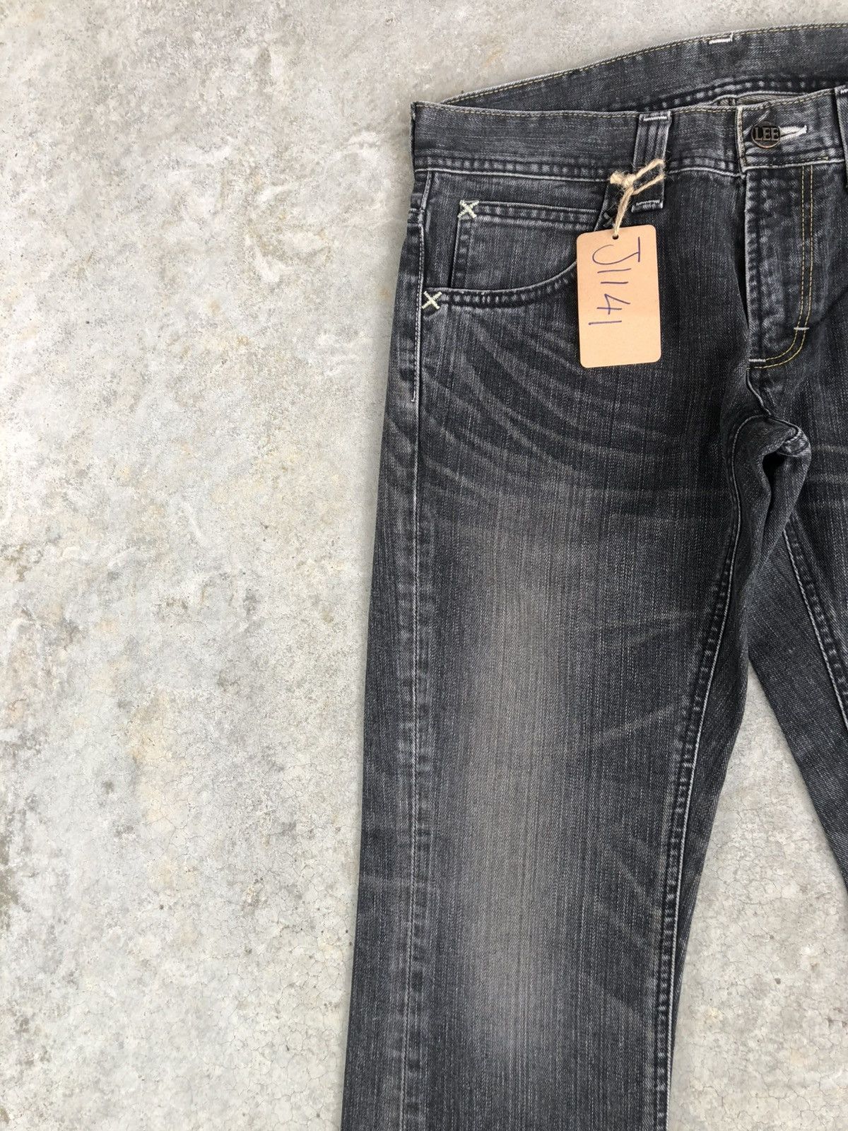 If Six Was Nine Japanese Lee Flared Jeans Distressed Jeans Size US 33 - 4 Thumbnail