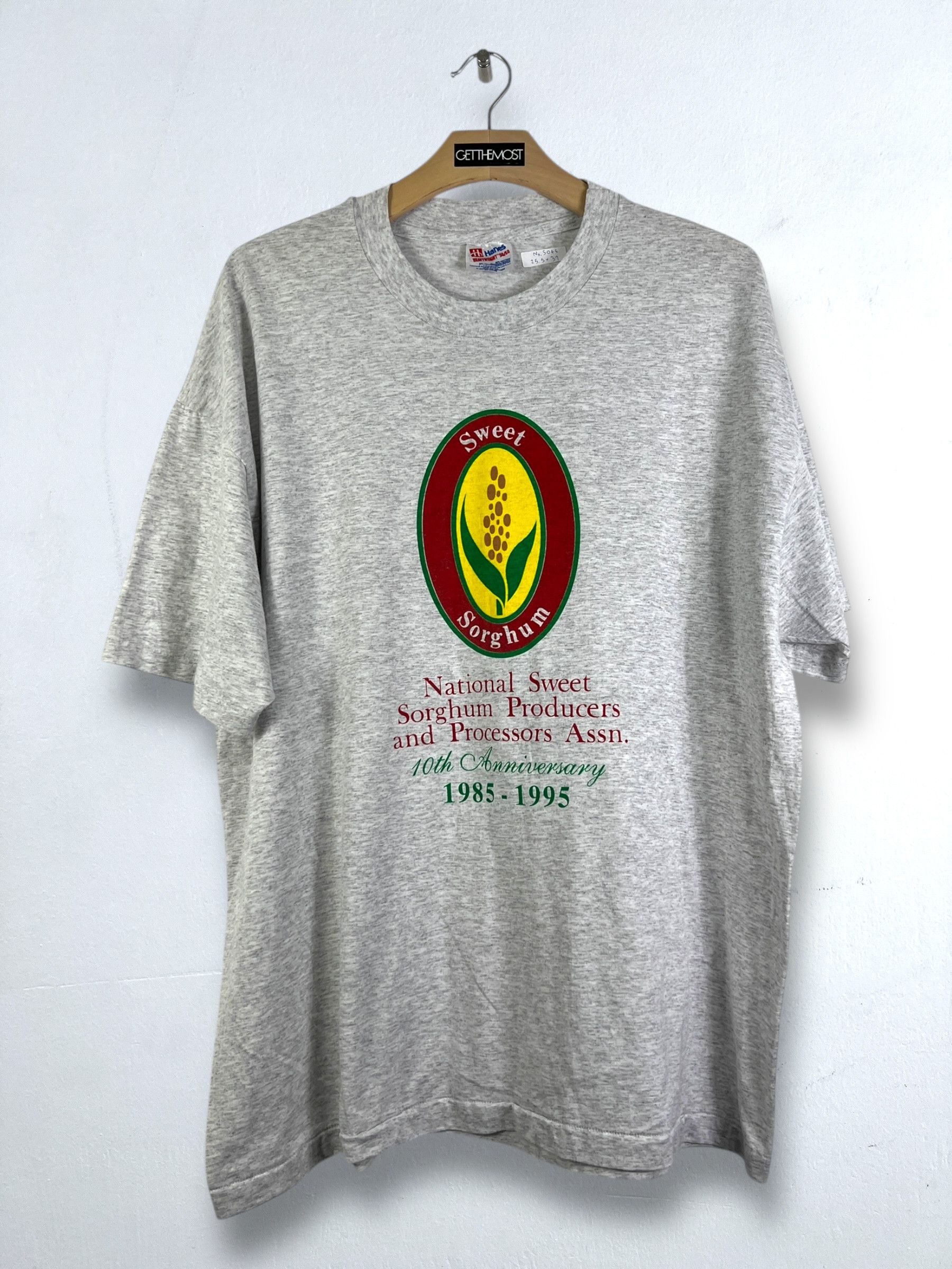 Vintage No.5046 Vintage 90s Sweet Sorghum Graphic Tee (XXL) Size US XXL / EU 58 / 5 - 1 Thumbnail