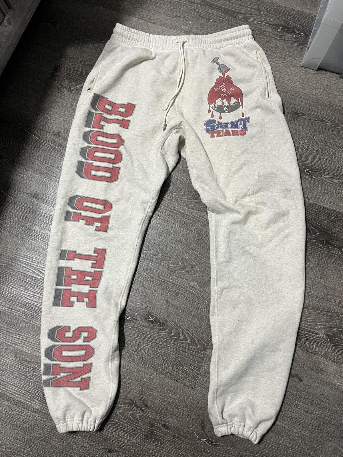 DENIM TEARS × Saint Michael Saint Mxxxxxx x Denim Tears Holy Grail Sweatpants Size US 33 - 8 Thumbnail
