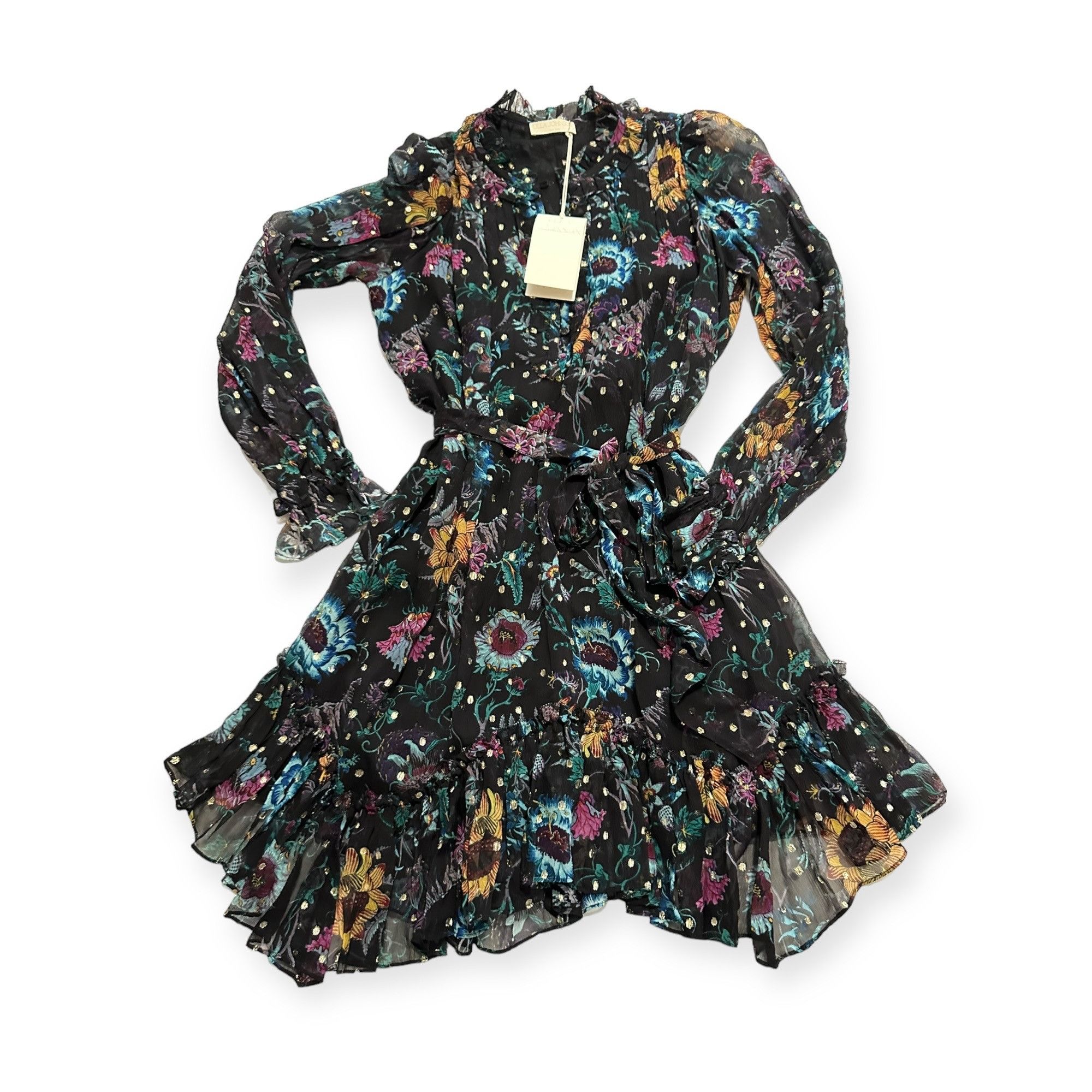 Ulla Johnson Ulla Johnson Anais Dress in Black Iris, Size 0, NWT Size XS / US 0-2 / IT 36-38 - 5 Thumbnail