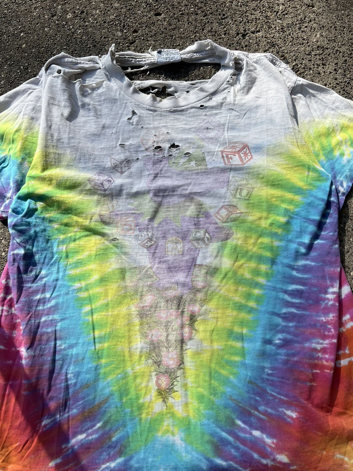 Grateful Dead × Liquid Blue × Vintage Vintage DISTRESSED Single Stitch Liquid Blue Grateful Dead L Size US L / EU 52-54 / 3 - 4 Thumbnail