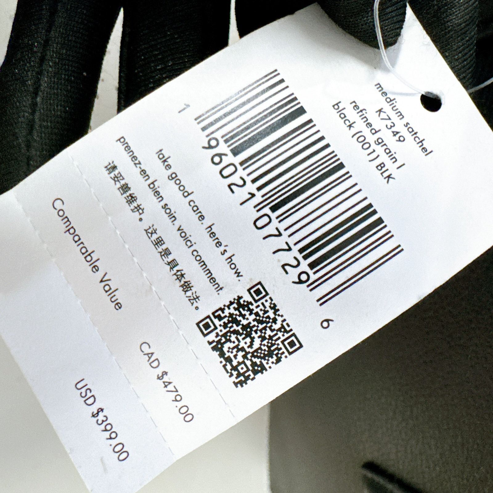 Kate Spade Kate Spade K7349 Lucia Medium Satchel IN Black Size ONE SIZE - 7 Thumbnail