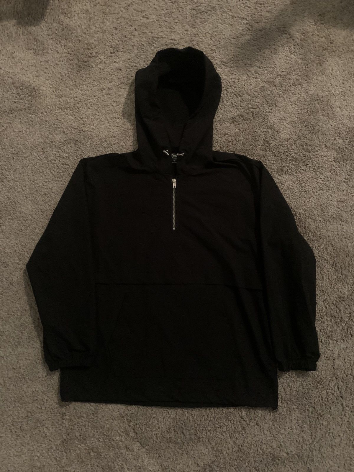 Other Half Zipper Drawstring Hem Hooded Coat Size US L / EU 52-54 / 3 - 1 Thumbnail