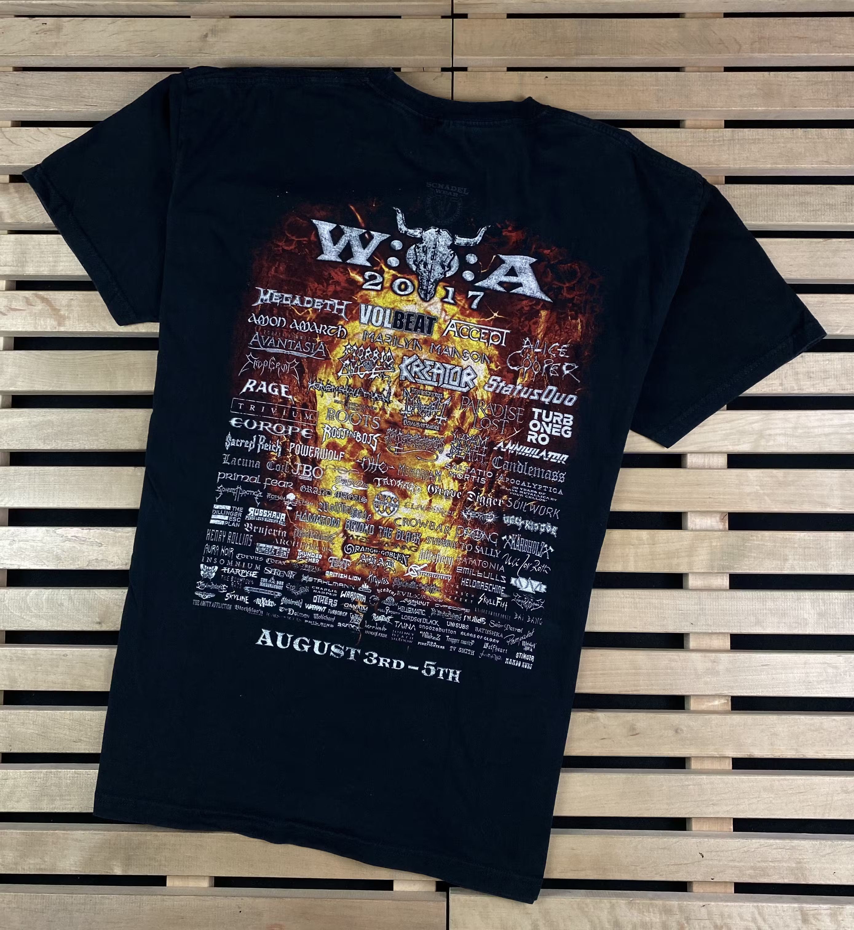 Band Tees × Vintage Mens Vintage T Shirt Wacken Size XL Size US XL / EU 56 / 4 - 6 Thumbnail