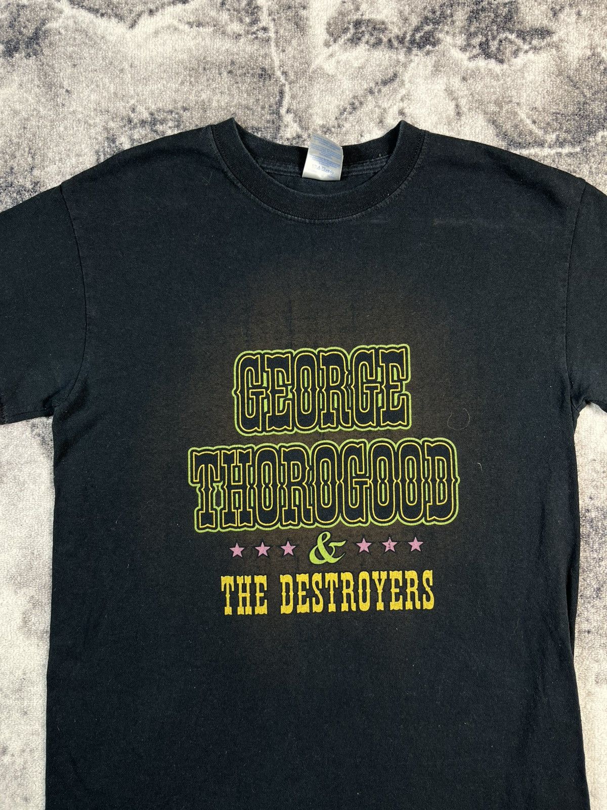 Gildan George Thorogood Destroyers Band T Shirt Vintage S Size US S / EU 44-46 / 1 - 6 Thumbnail
