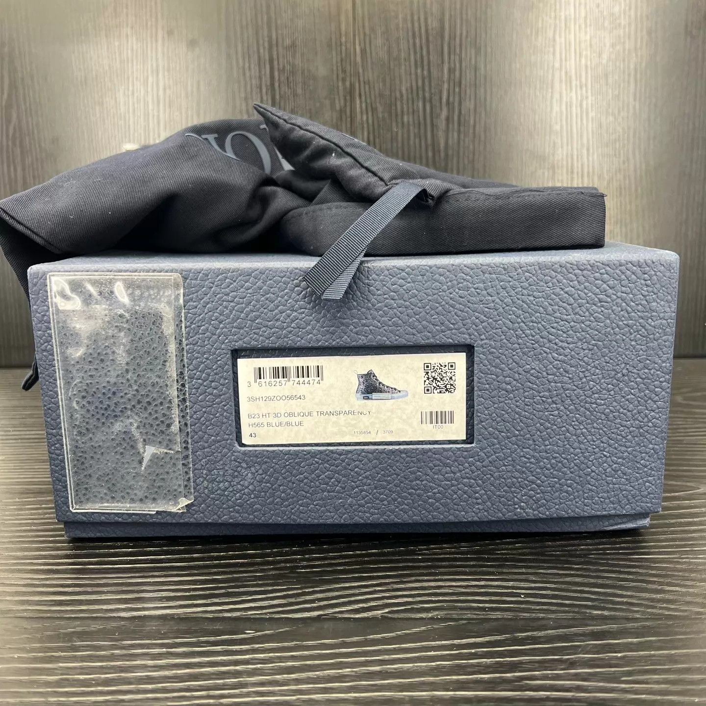 Dior Dior B23 Deep Blue Allover 43 New Size US 10 / EU 43 - 9 Thumbnail