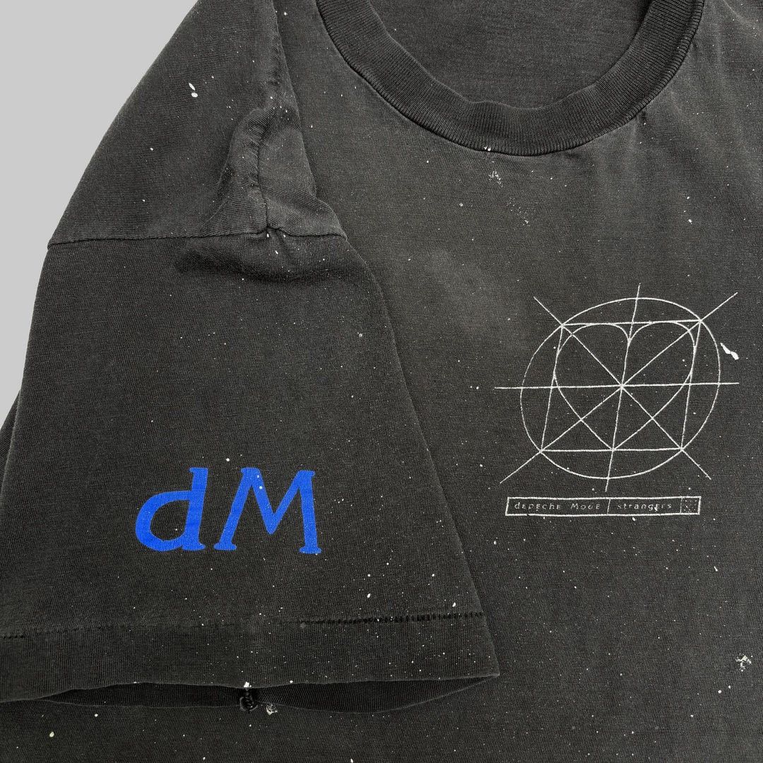 Band Tees Depeche Mode 1990 90 Vintage Strangers Rare Band T-Shirt Size US XL / EU 56 / 4 - 3 Thumbnail