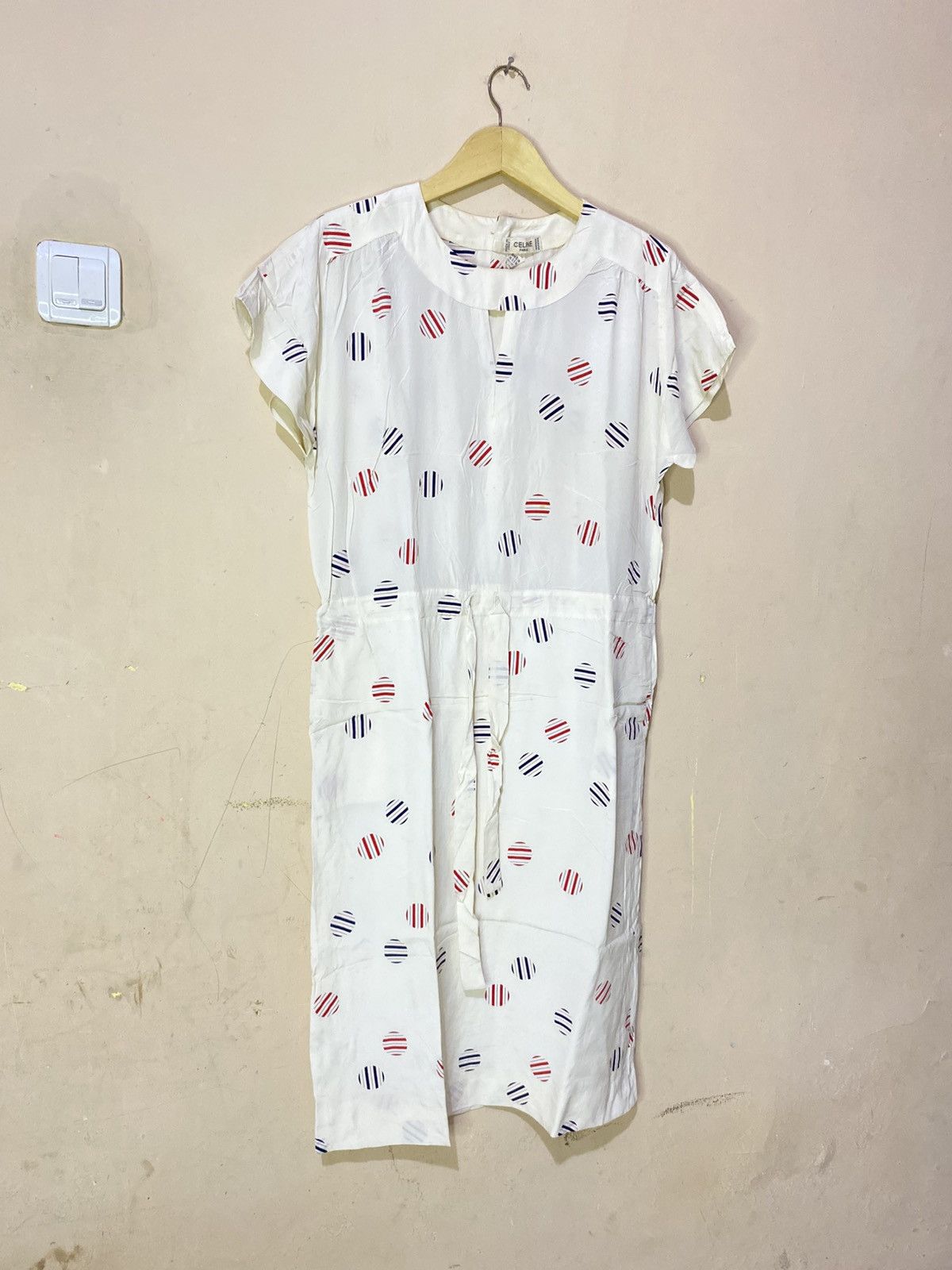 Celine 80s Vintage Celine Silk Dress Size S / US 4 / IT 40 - 2 Thumbnail