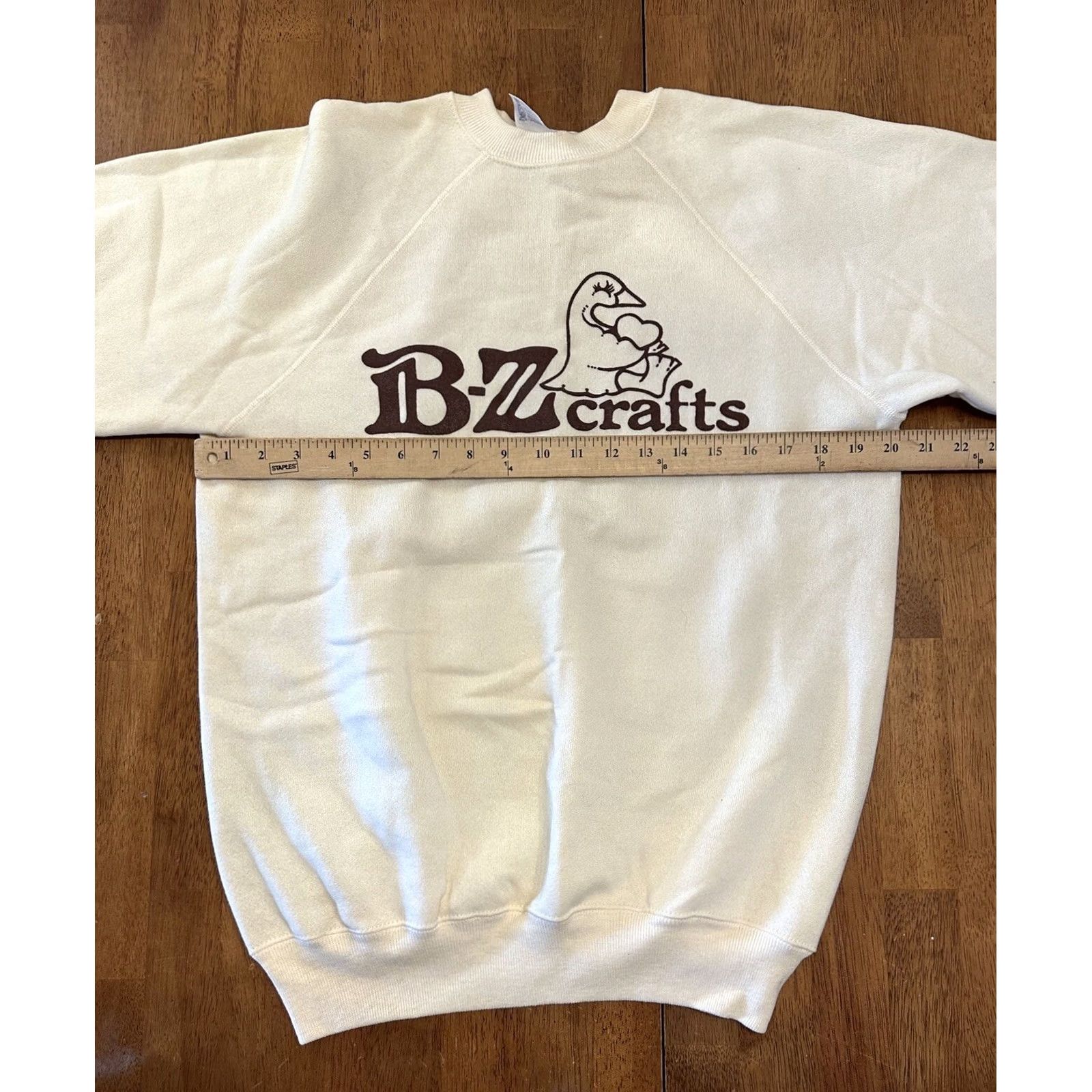 Hanes VINTAGE Nike Crewneck Sweatshirt Large BZ Crafts Duck Made In USA 80s Holiday Festive Retro American Logo Mens Size US L / EU 52-54 / 3 - 5 Thumbnail