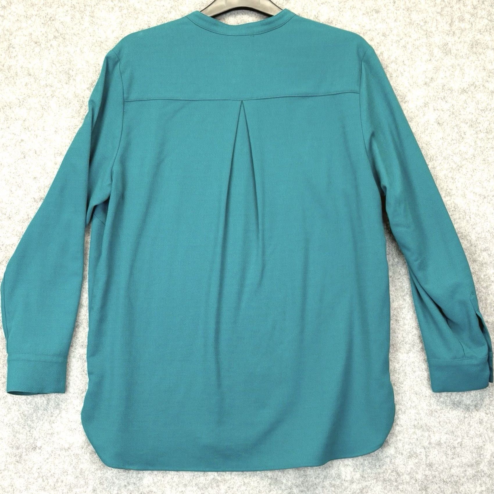 Altea VINTAGE? No. East Long Sleeve Top UK 18 Teal Women’s Pullover Button-Up Shirt Adult 18 Teal Regular - No Size XXL / US 16-18 / IT 52-54 - 2 Thumbnail