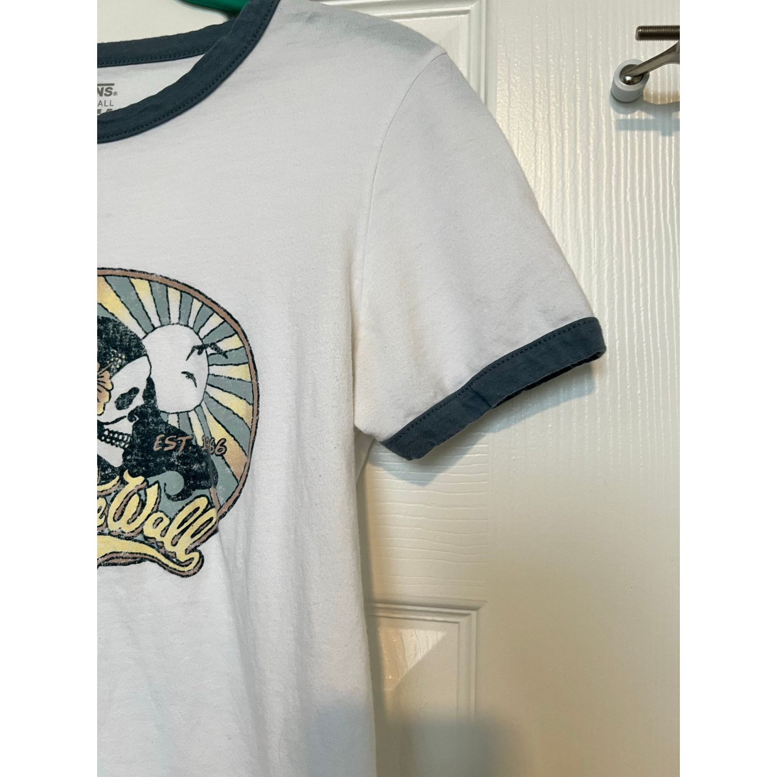 Vans Vans White Skeleton Short Sleeve T-shirt XS Size XS / US 0-2 / IT 36-38 - 4 Thumbnail