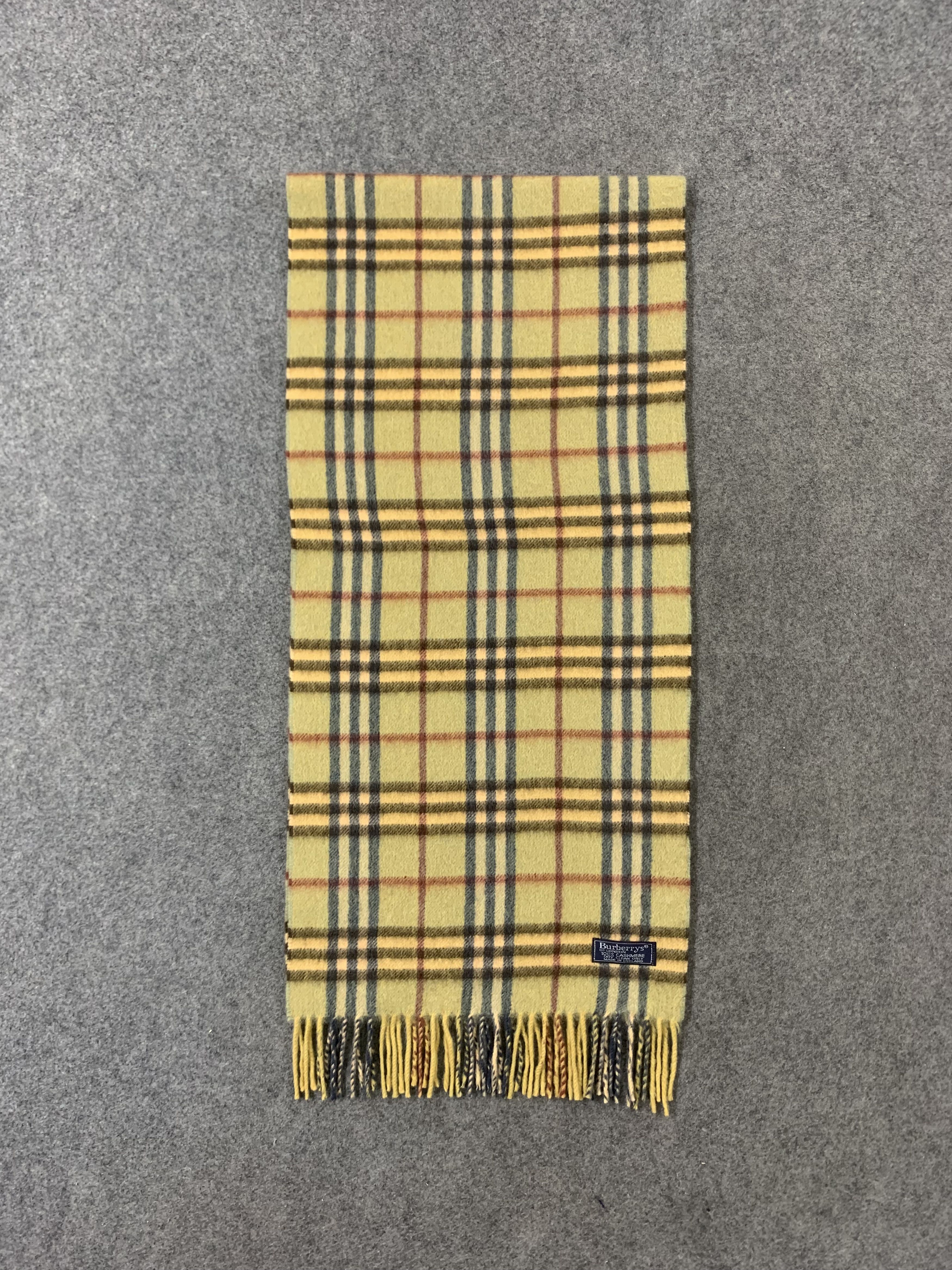 Burberry Burberry Scarf Cashmere Muffler Neck Wrap BL9305 Size ONE SIZE - 2 Thumbnail