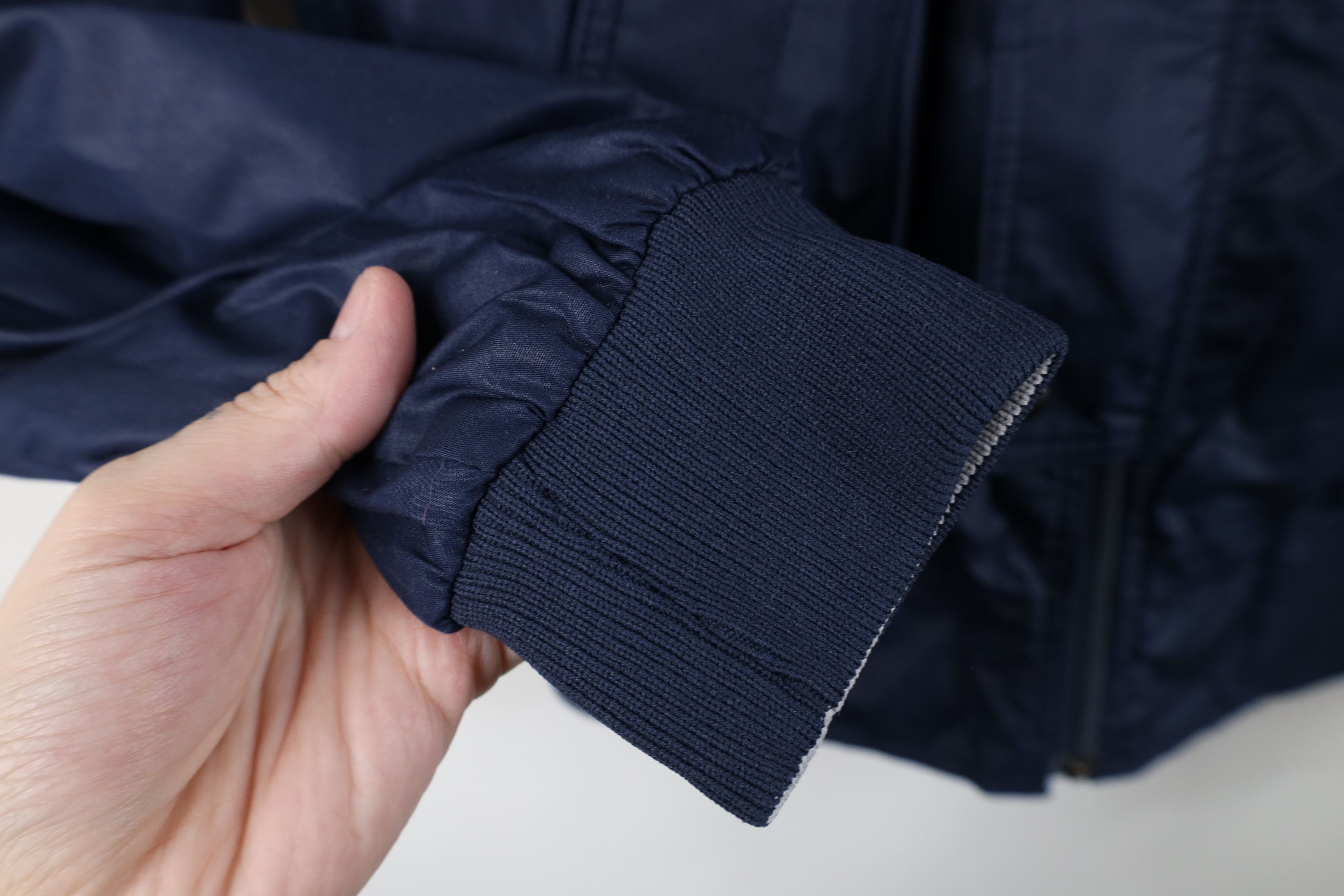 Vintage Deadstock Vintage 80s 90s Streetwear Bomber Jacket Vest Blue Size US M / EU 48-50 / 2 - 8 Thumbnail