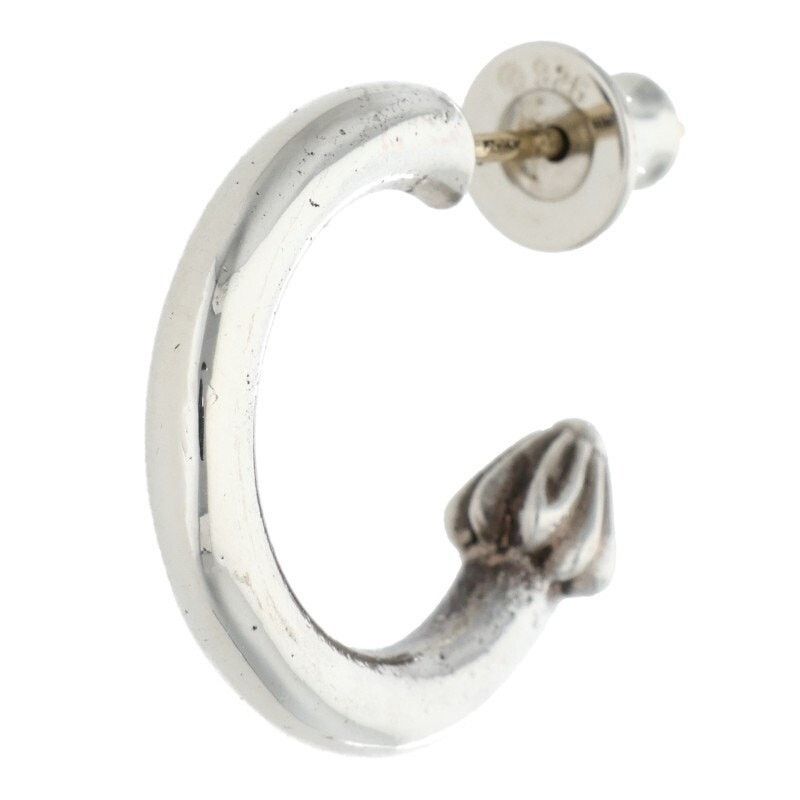Chrome Hearts Chrome Hearts Plain Silver Hoop Earring Size ONE SIZE - 1 Thumbnail