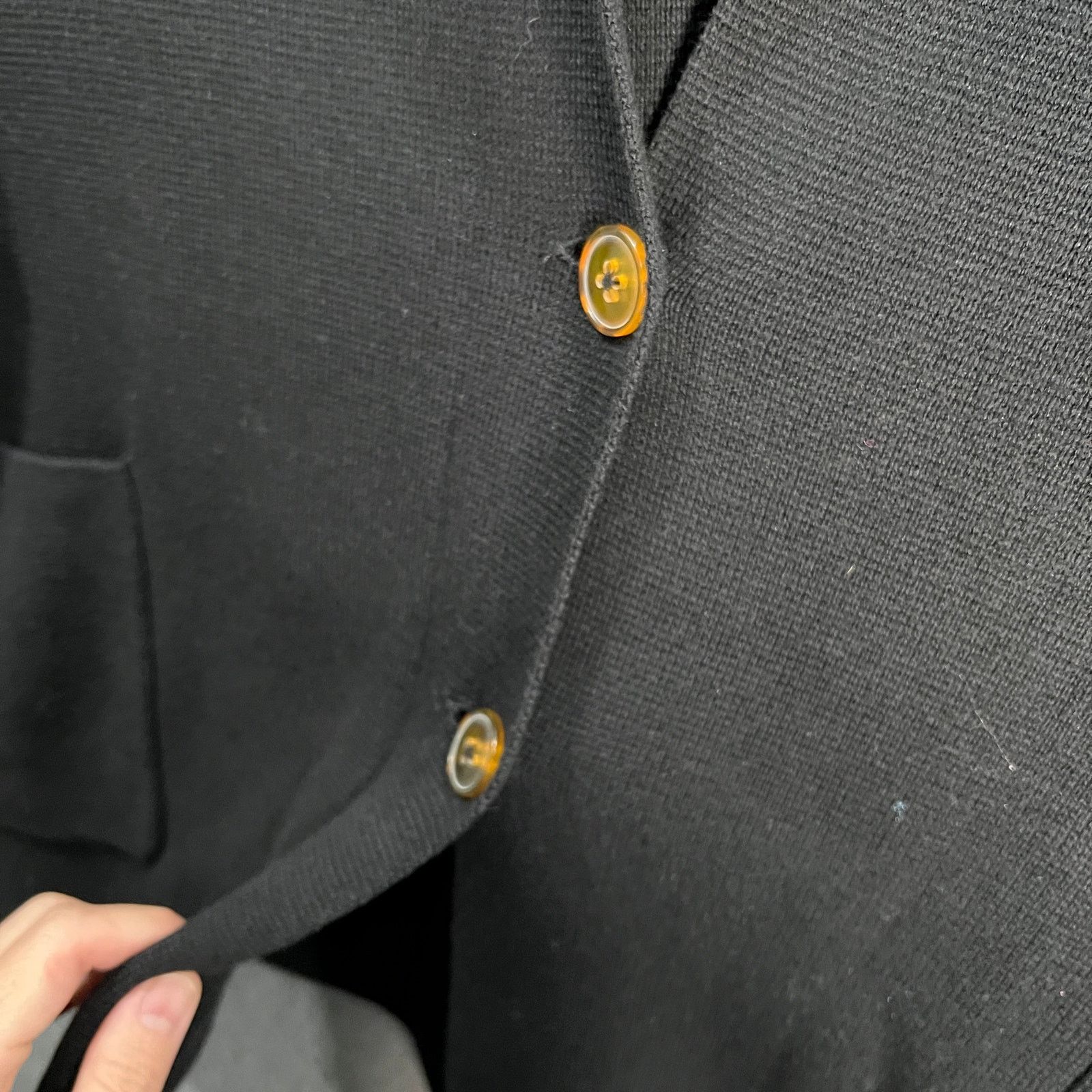 Other Joan Rivers Milano Knit Sweater Blazer Black, Size 3X Size 3XL / US 20-22 - 8 Thumbnail