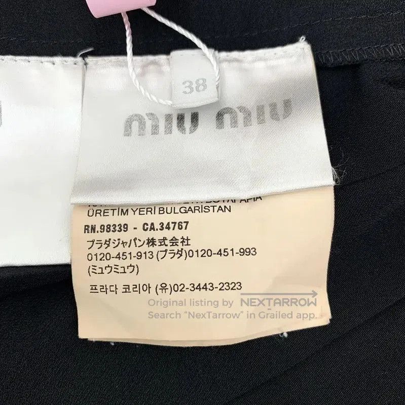 Miu Miu Miu Miu Black Women's Dress Size S . Size S / US 4 / IT 40 - 8 Thumbnail