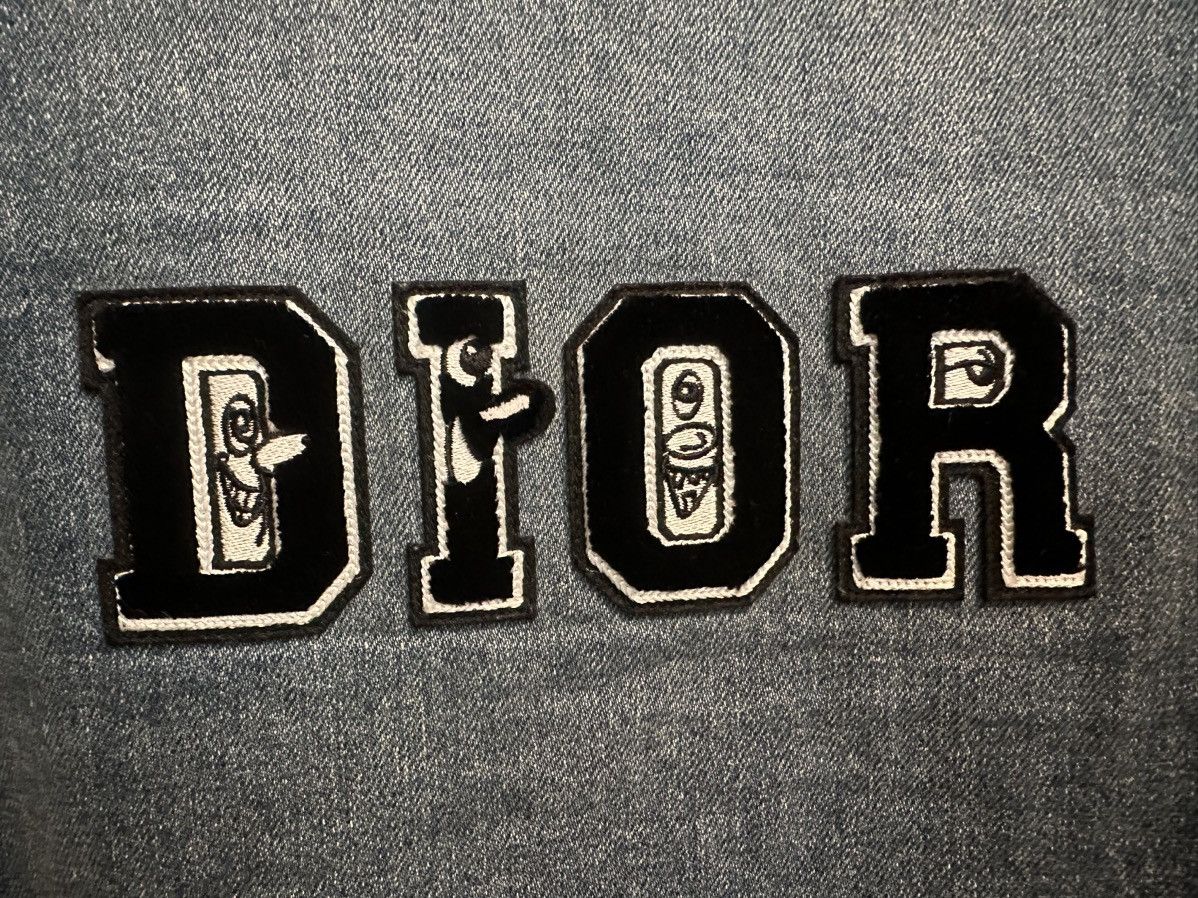 Dior Dior and Kenny Scharf Denim Jeans Overshirt Shirt Jacket Size US L / EU 52-54 / 3 - 6 Thumbnail