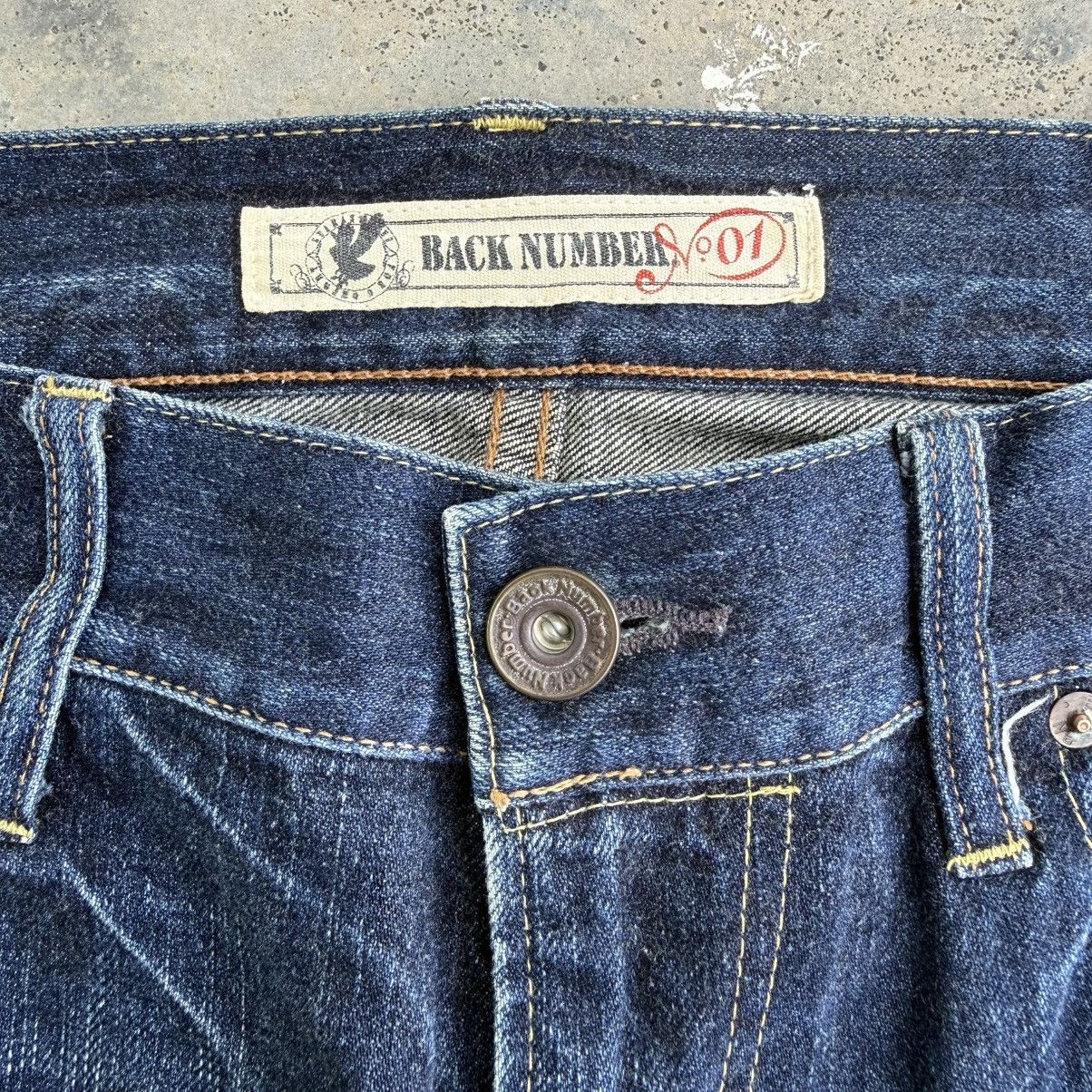 Japanese Brand VINTAGE BACK NUMBER DENIM JEAN PANTS Size US 36 / EU 52 - 5 Thumbnail