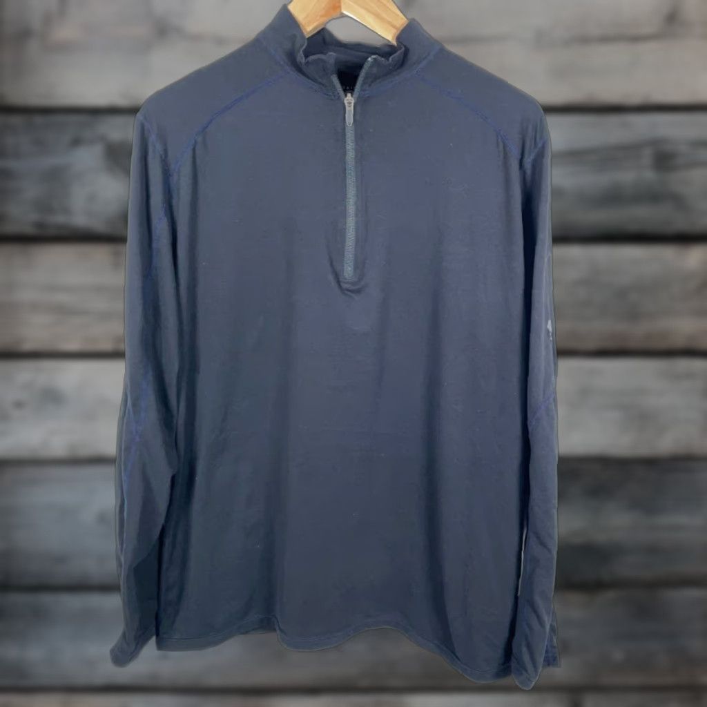 Mountain Hardwear Mountain Hardwear Shirt Men's XL Black 1/4 Zip Lightweight Hiking Outdoor Sports Pullover Casual Activewear Size US XL / EU 56 / 4 - 1 Thumbnail