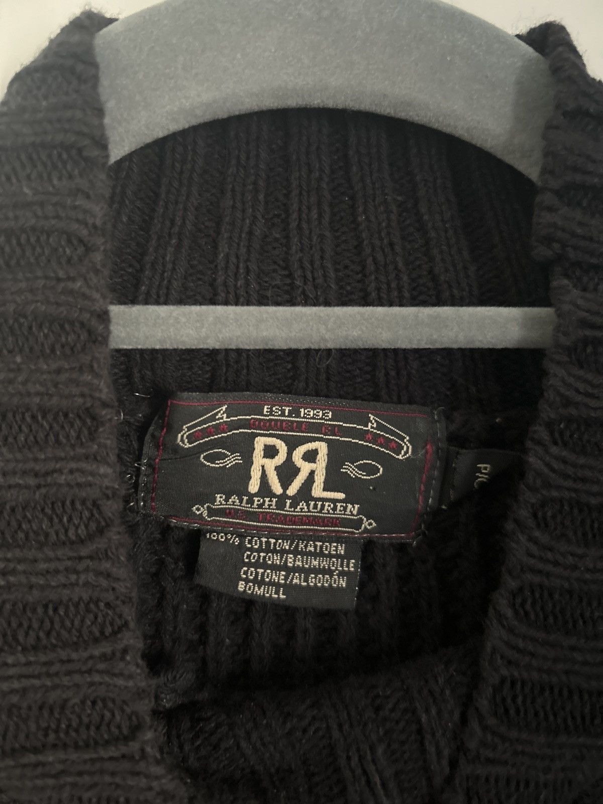 Ralph Lauren Purple Label double RL knit sweater Size US S / EU 44-46 / 1 - 3 Thumbnail