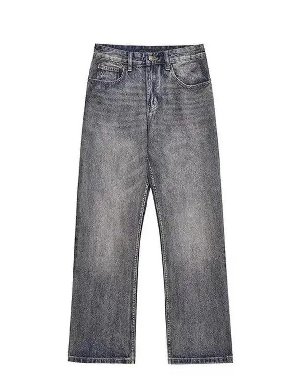 Jean VIBE Stylish Vintage Gray Wide-Leg Jeans Size US 32 / EU 48 - 8 Thumbnail