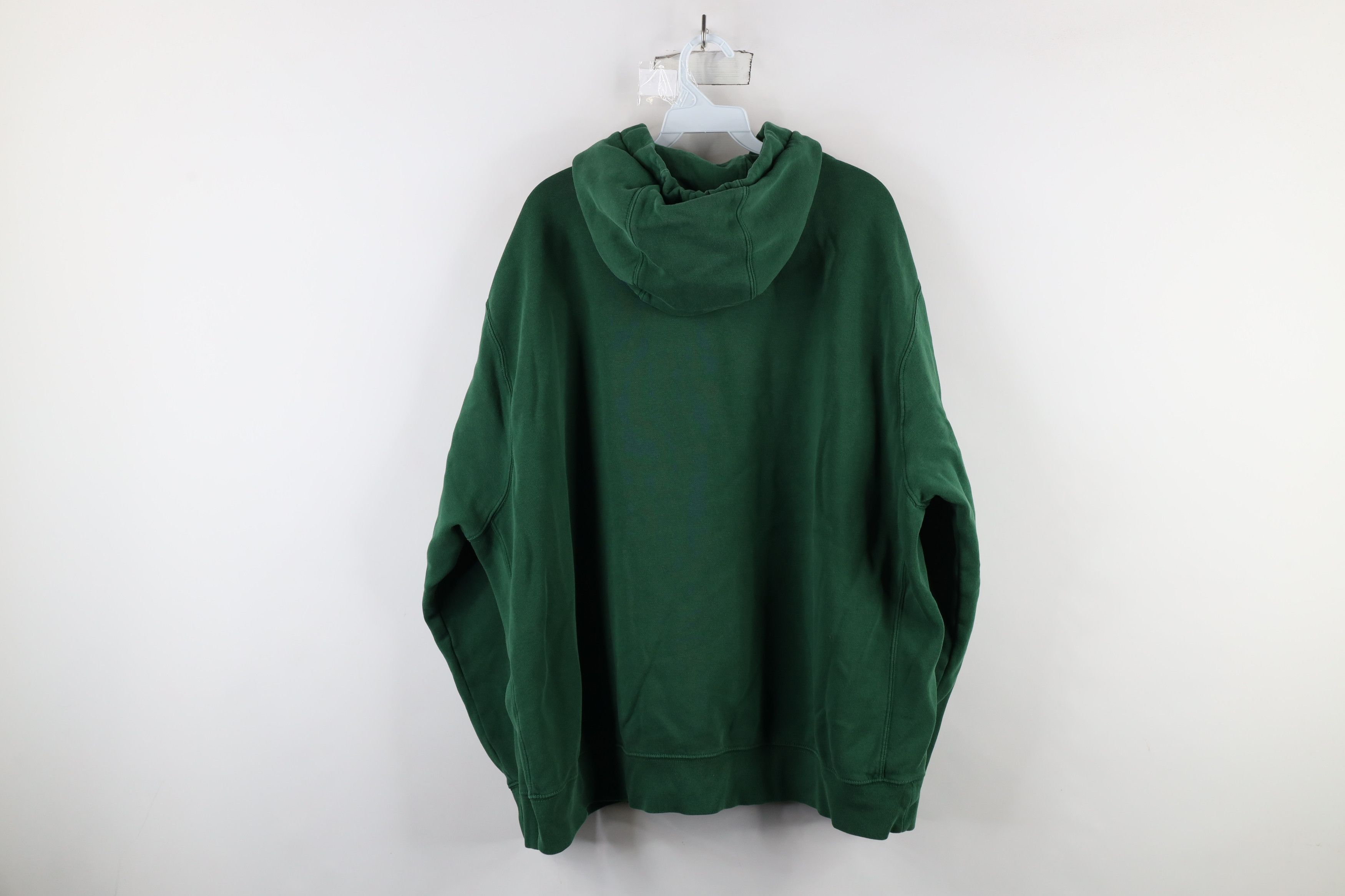 Nike × Vintage Vintage Nike Mini Swoosh Eagles Hoodie Sweatshirt Green Size US XXL / EU 58 / 5 - 9 Thumbnail