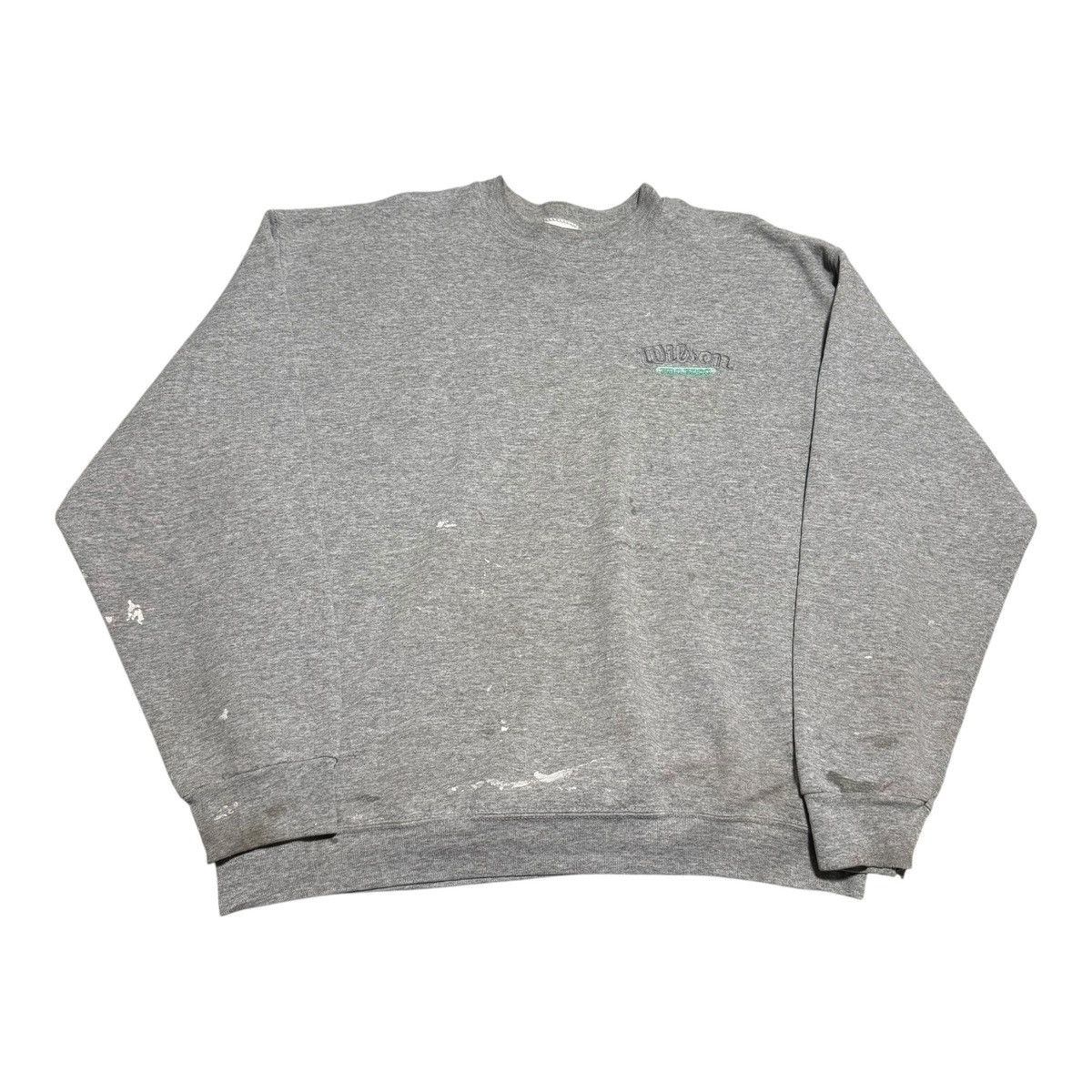 Wilson Vintage Wilson Logo Stained Distressed Sweatshirt Men's XL Size US XL / EU 56 / 4 - 1 Thumbnail